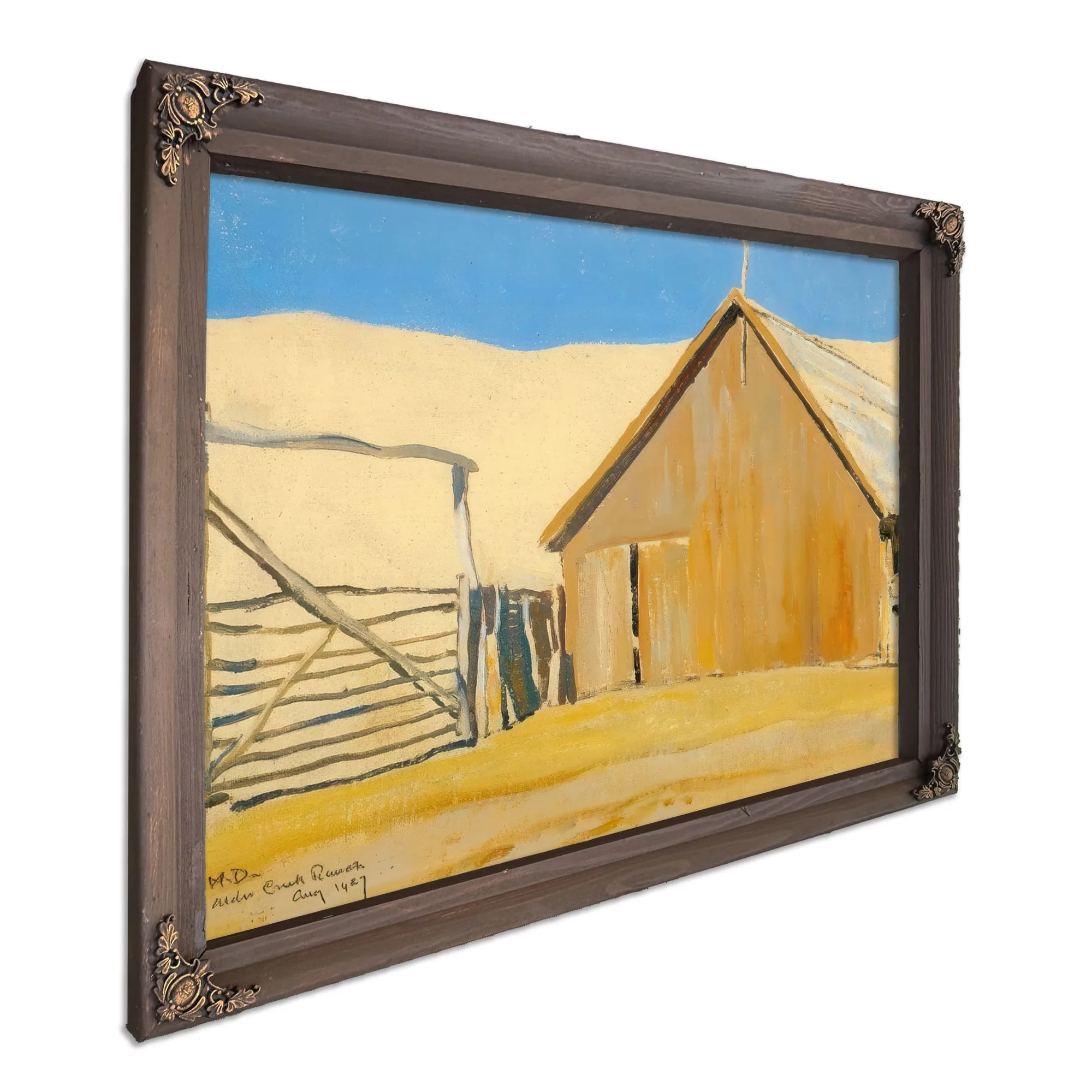 Alder Creek Ranch By Maynard Dixon Fine Art Print