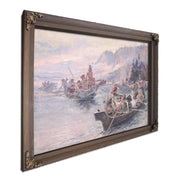 Lewis And Clark On The Lower Columbia by Charles Marion Russell