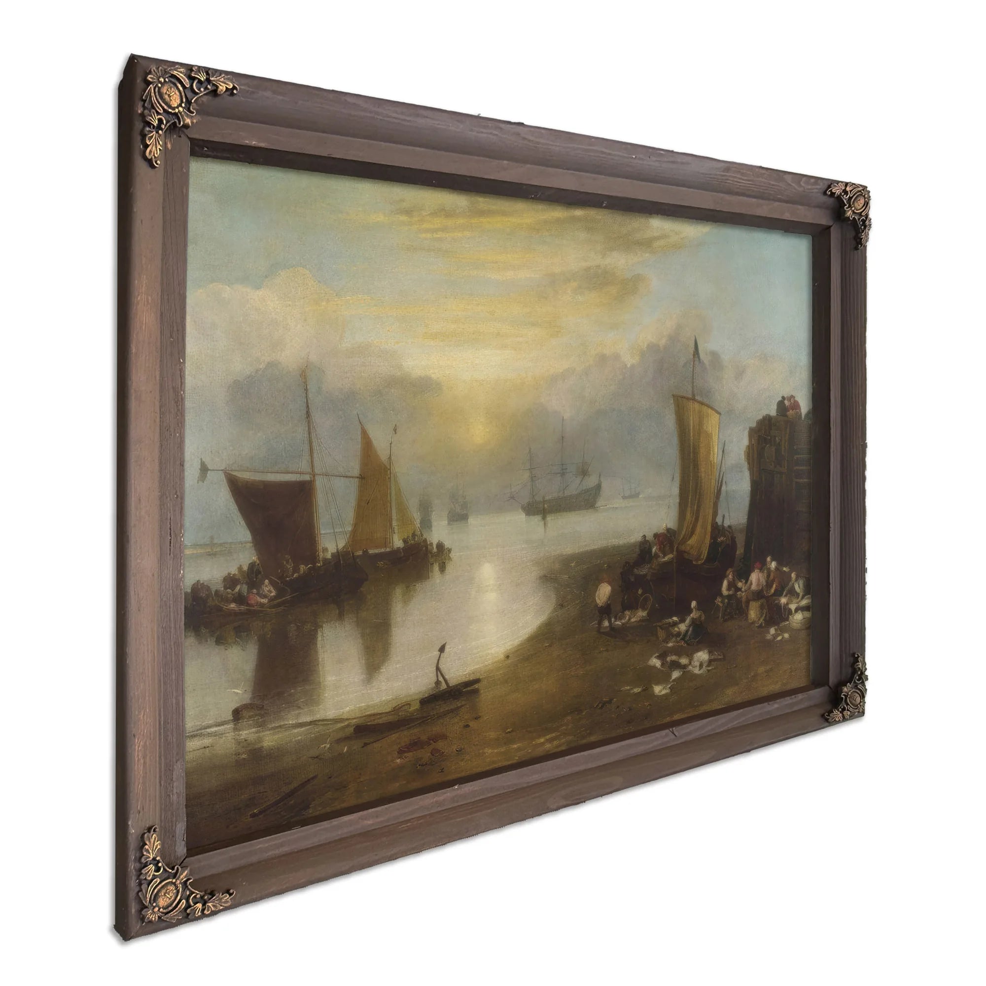 Sun Rising Through Vapour By Joseph Mallord William Turner Fine Art Print