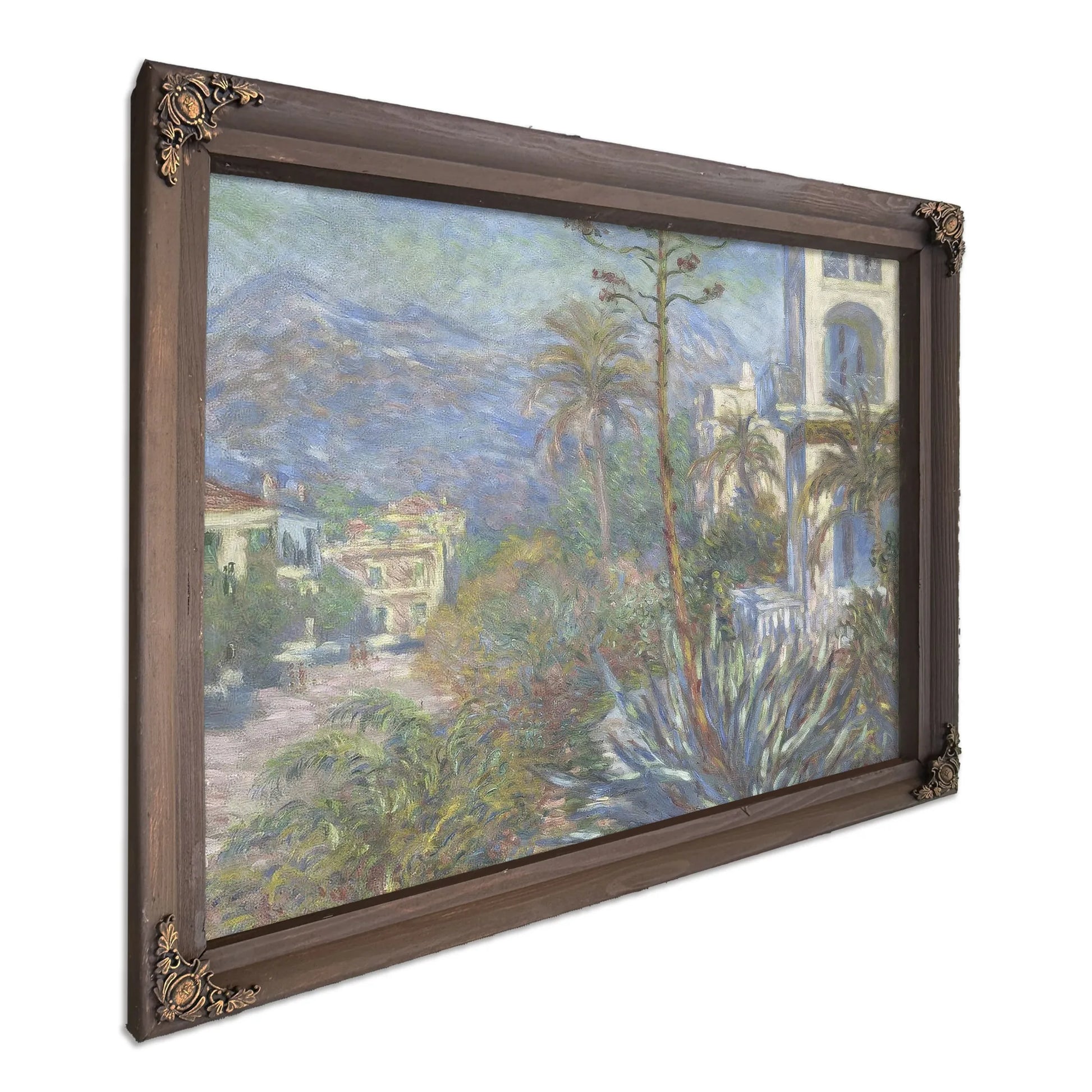 Villas At Bordighera By Claude Monet Fine Art Print