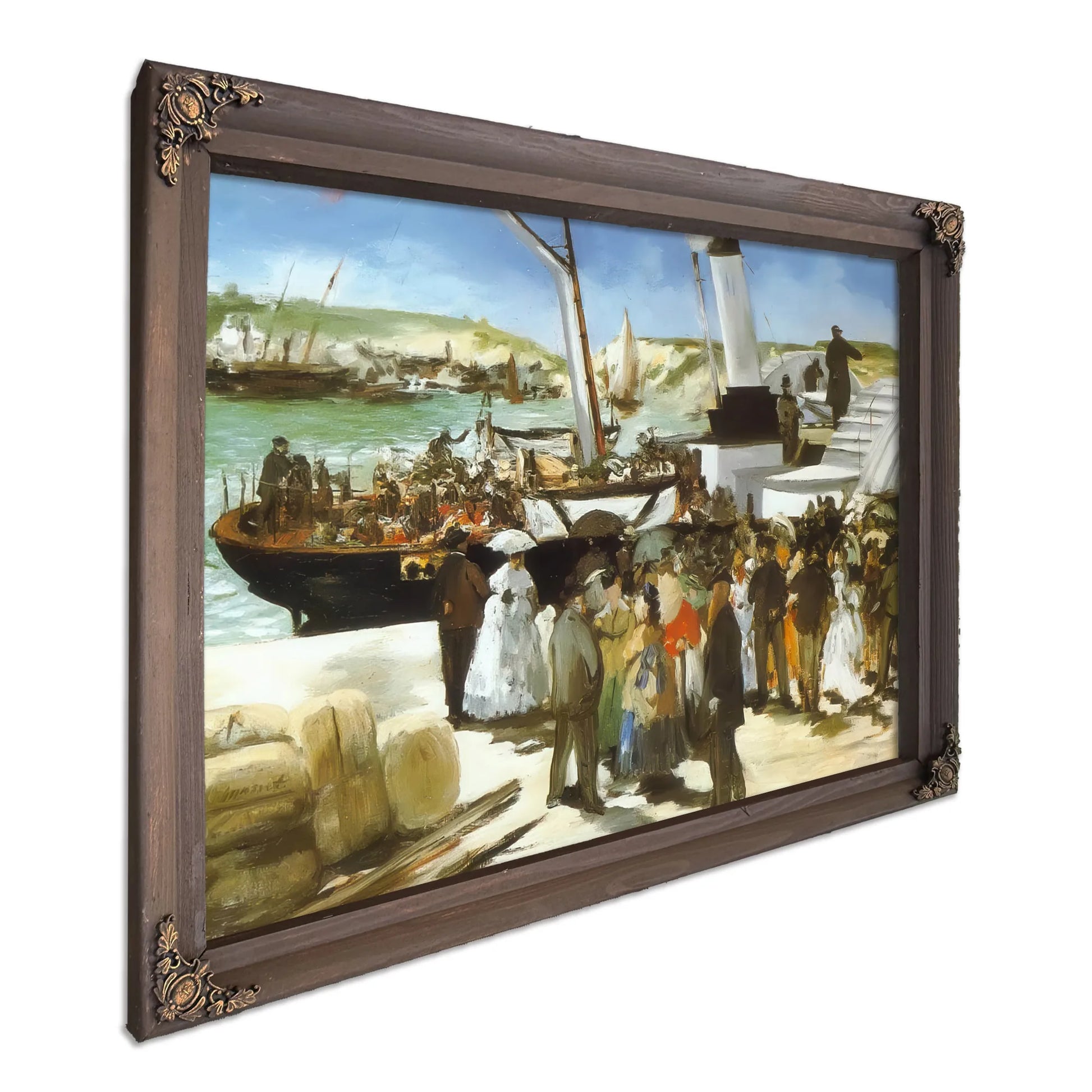 The Departure Of The Folkestone Boat By Edouard Manet Fine Art Print