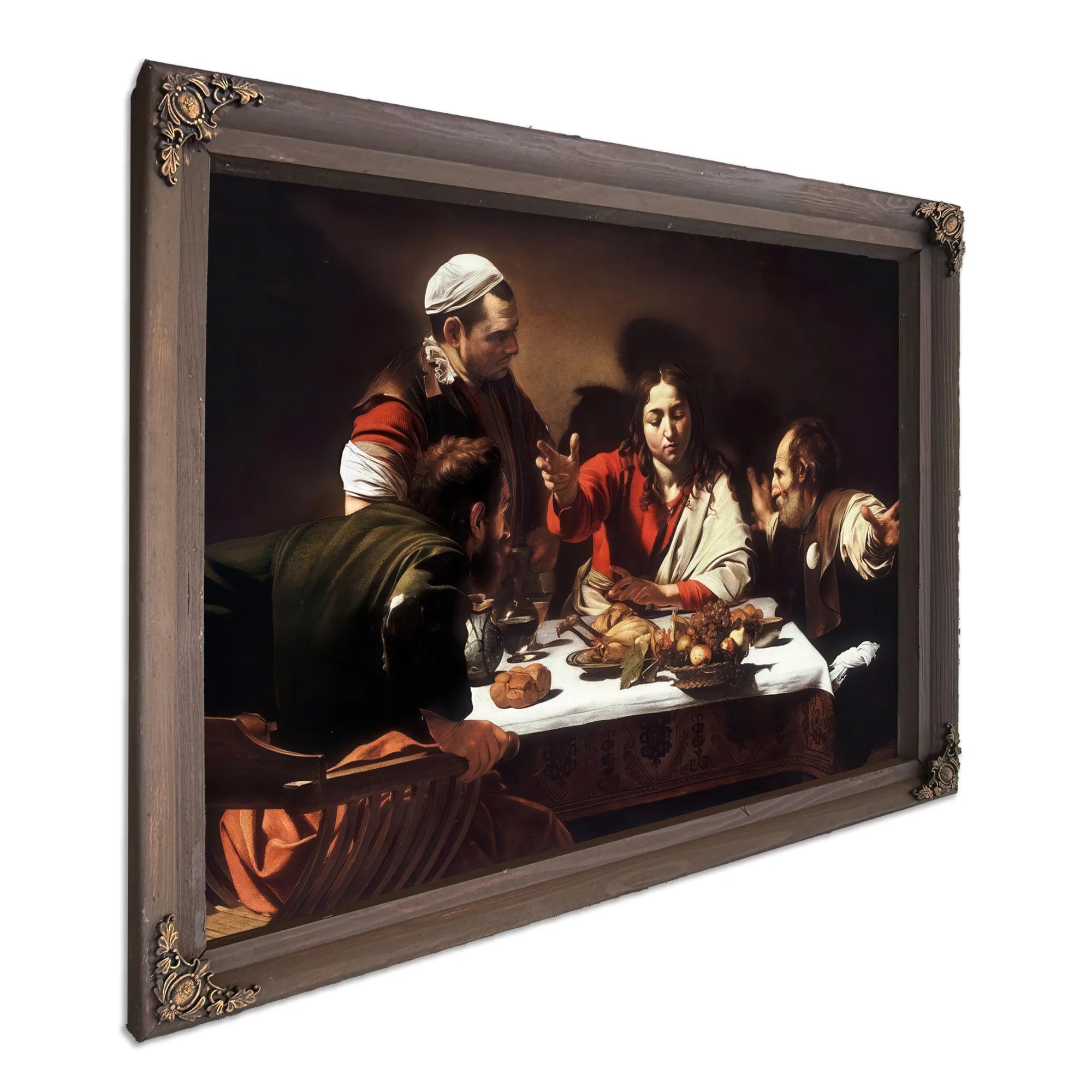 Supper At Emmaus 1602 By Caravaggio Fine Art Print