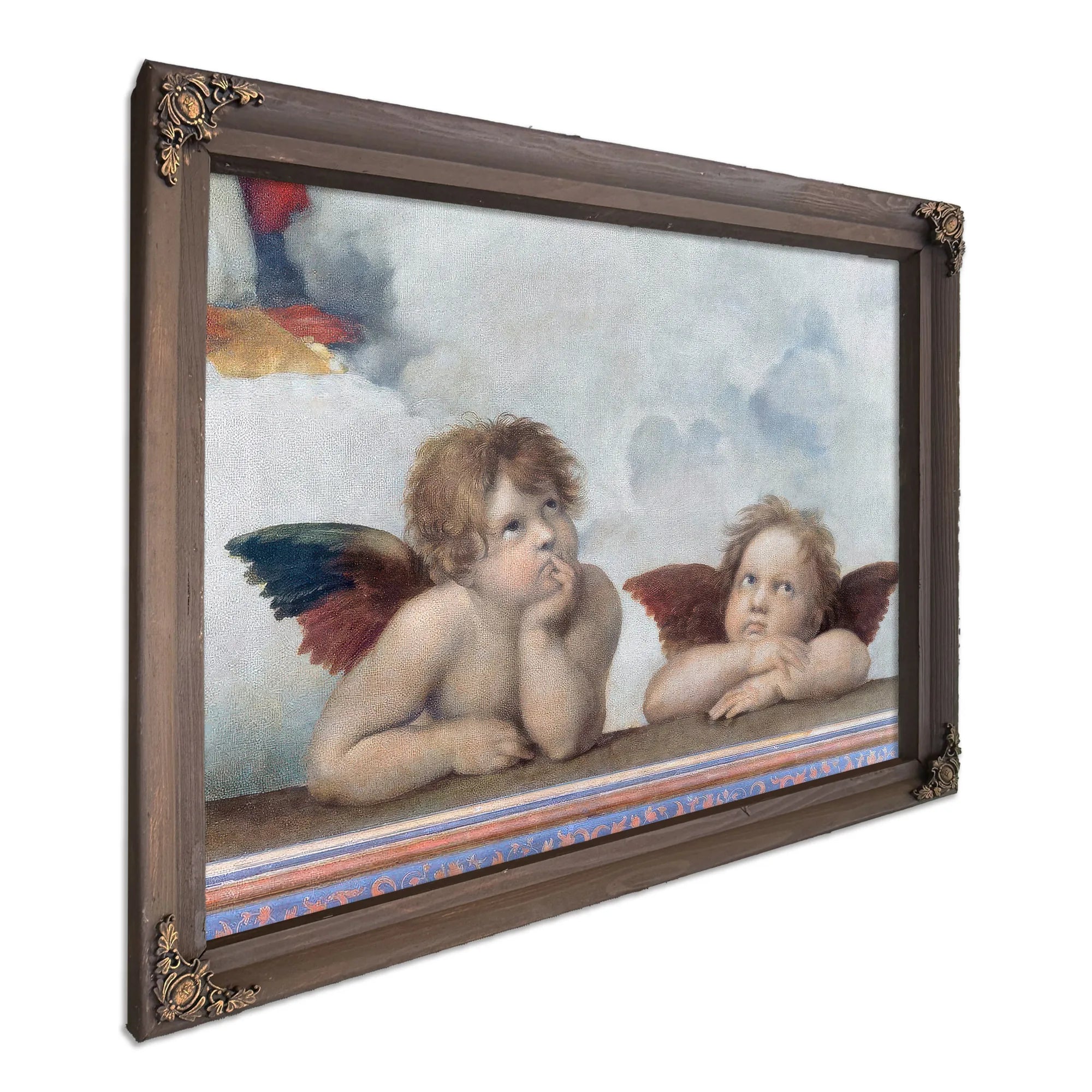 Putti Detail From The Sistine Madonna By Raphael Fine Art Print