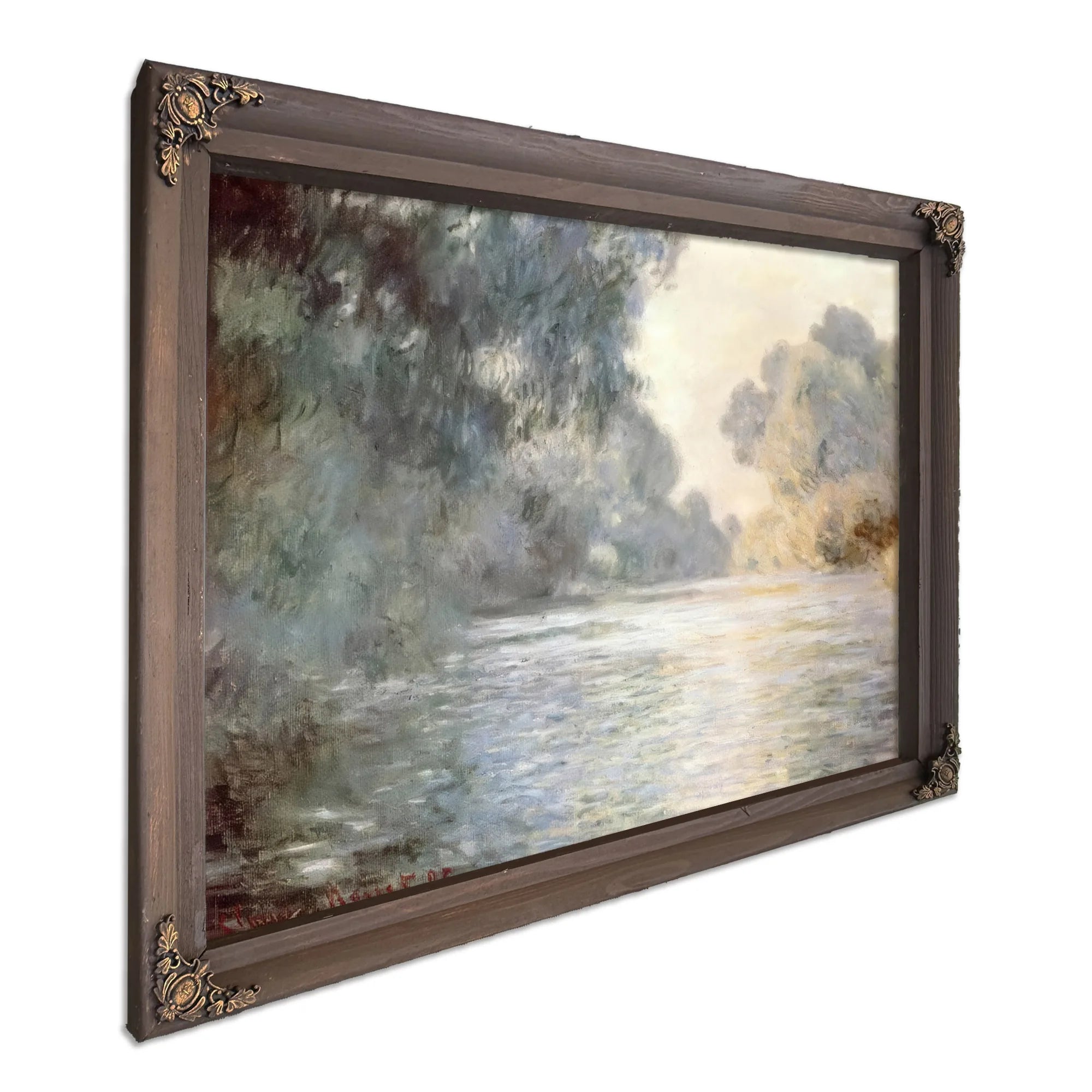 Arm Of The Seine At Giverny By Claude Monet Fine Art Print