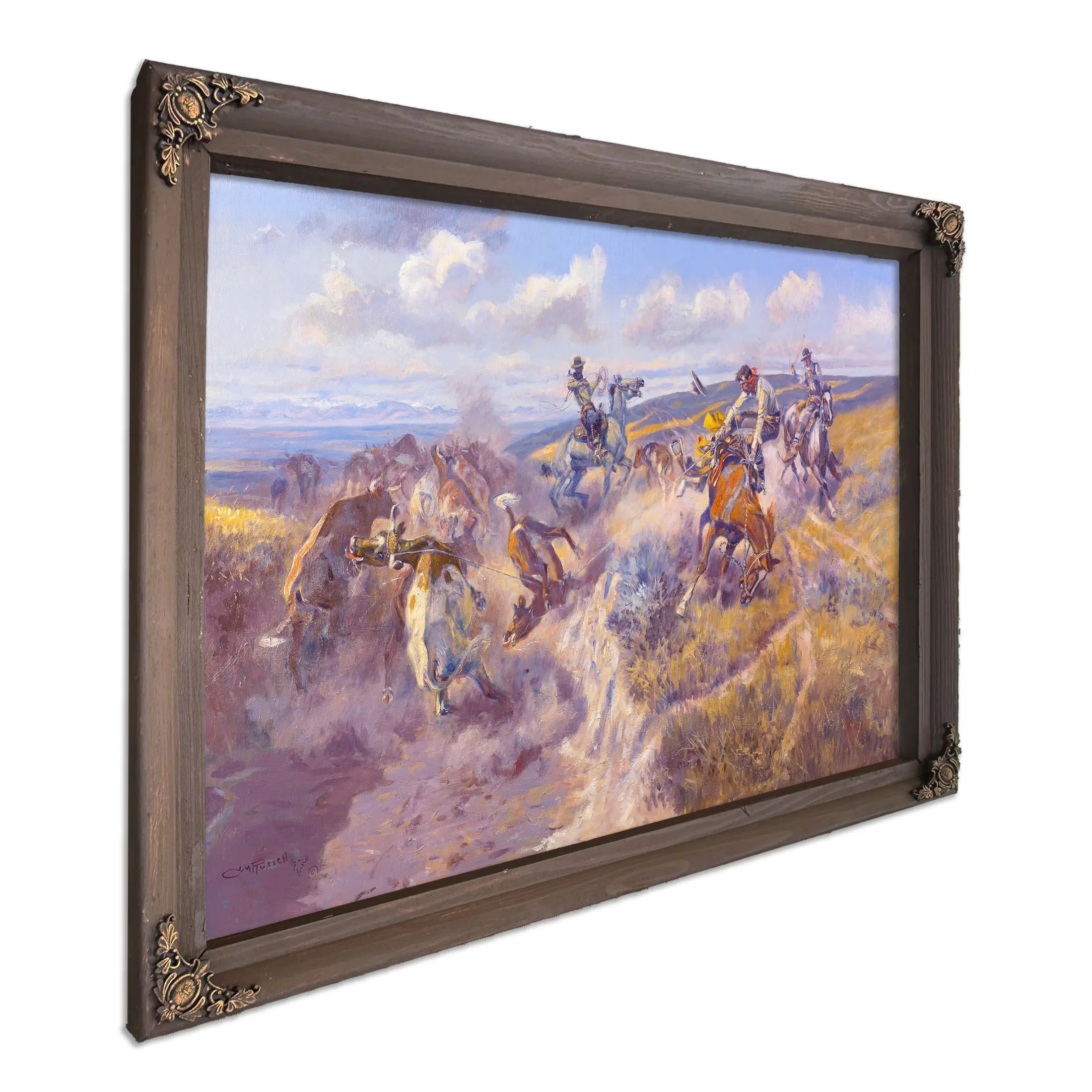 A Tight Dally And A Loose Latigo by Charles Marion Russell