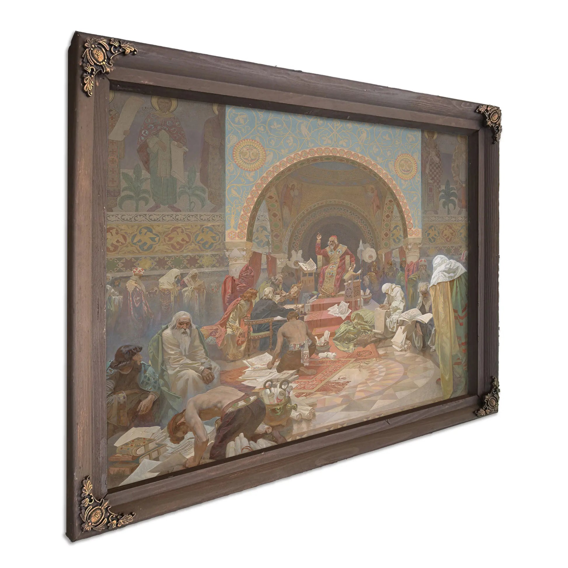 Tsar Simeoni I Of Bulgaria by Alphonse Mucha