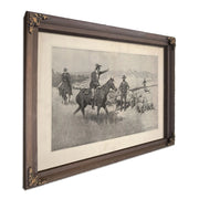The Drought In The Southwest Cattlemen Warning Sheep Herders Away From Their Water by Frederic Remington