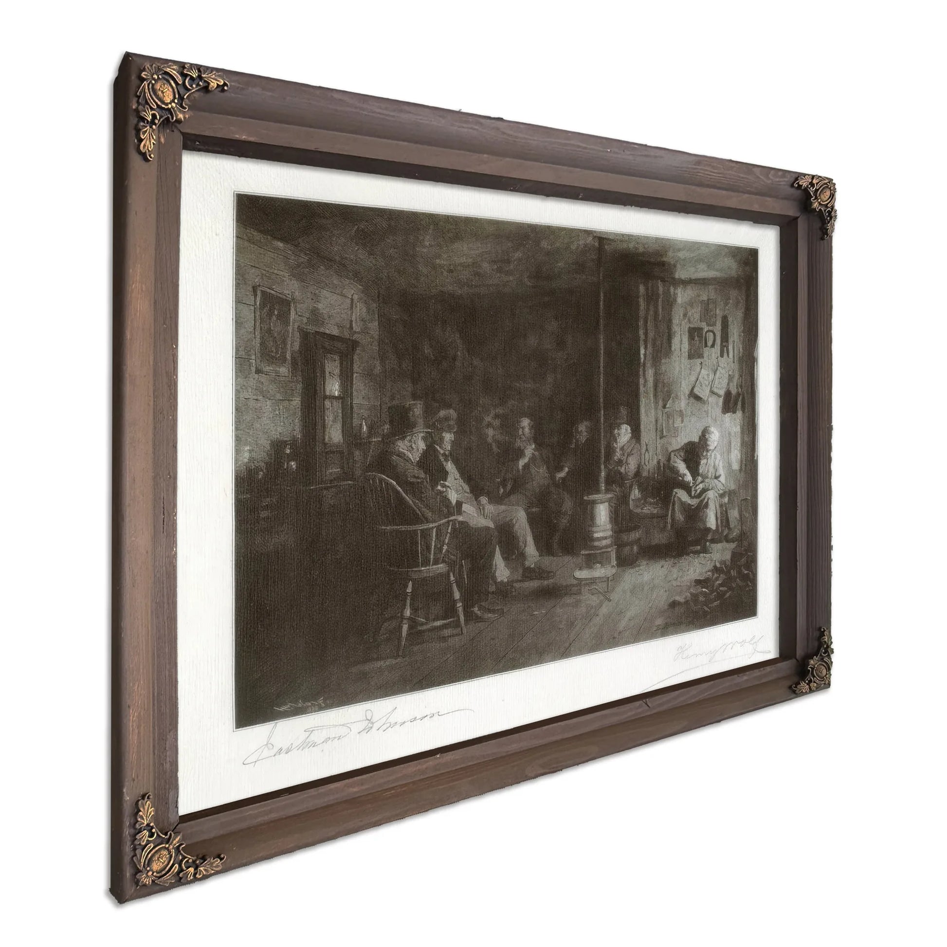 Nantucket School Of Philosophy By Eastman Johnson Fine Art Print