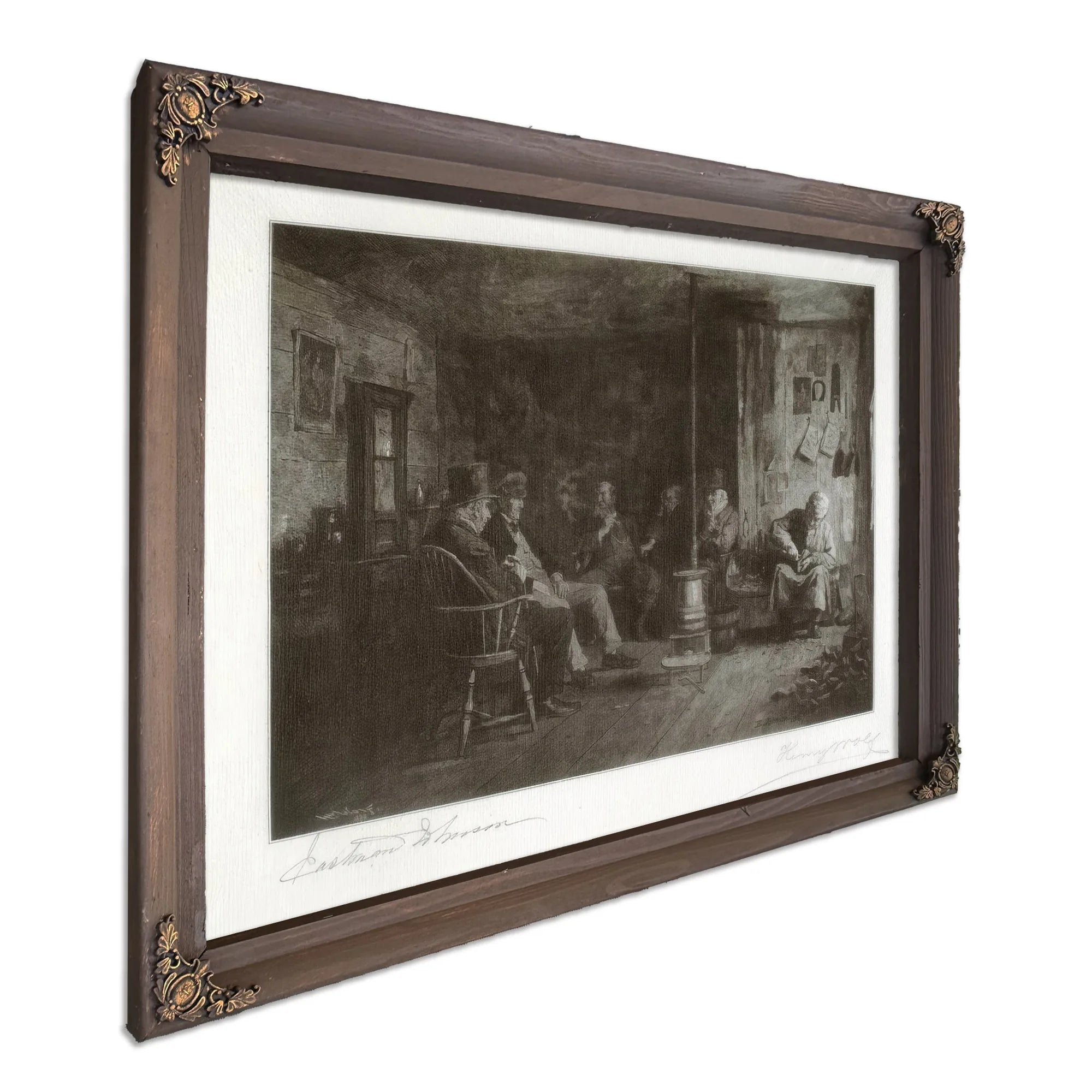 Nantucket School Of Philosophy By Eastman Johnson Fine Art Print