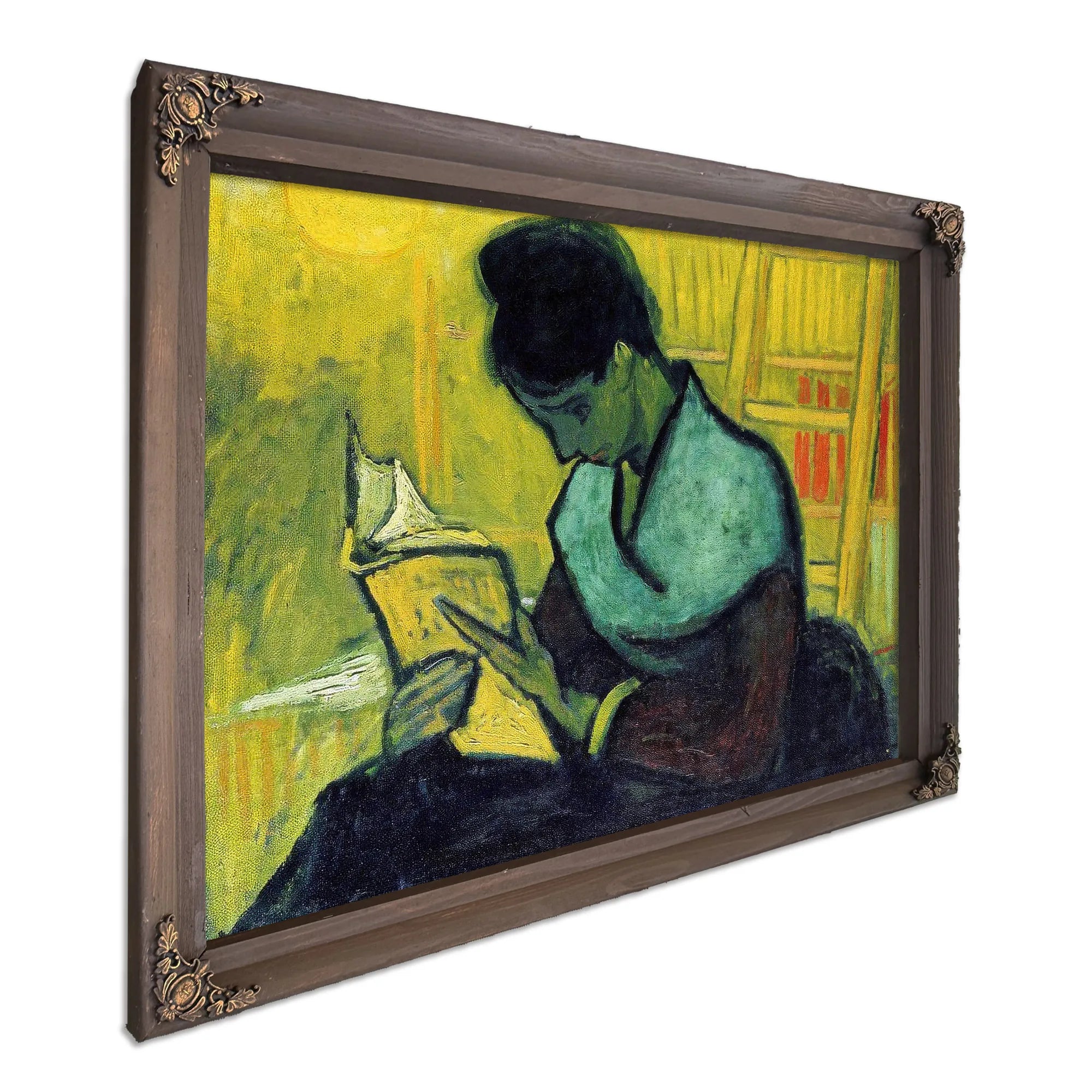 A Novel Reader By Vincent Van Gogh Fine Art Print