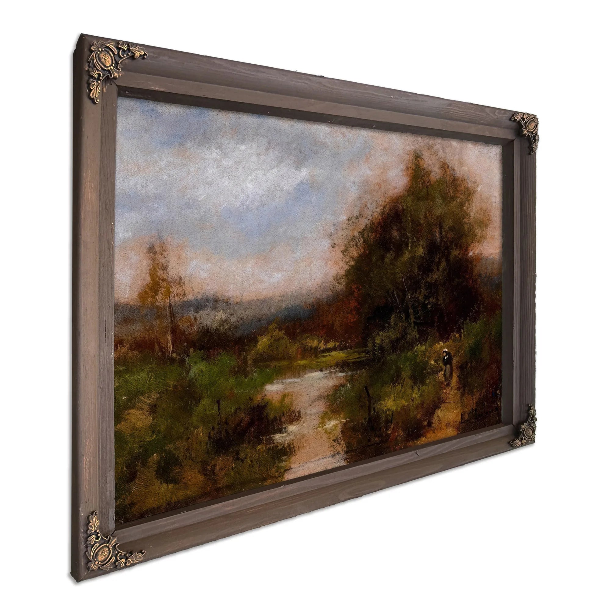 Pair Of Landscapes 2 By Eugene Galien Laloue Fine Art Print
