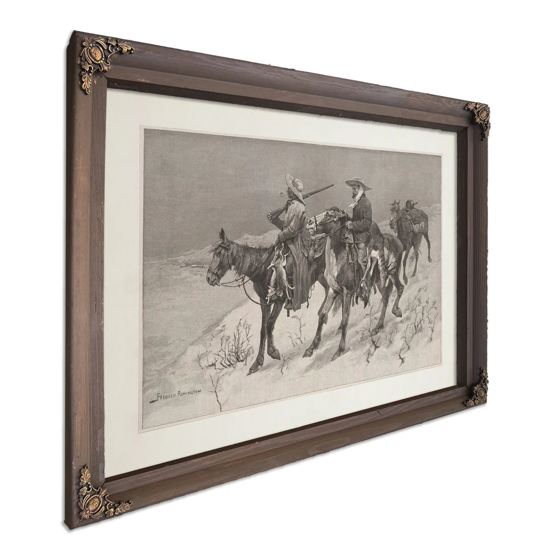 Thanksgiving Dinner For The Ranch  by Frederic Remington