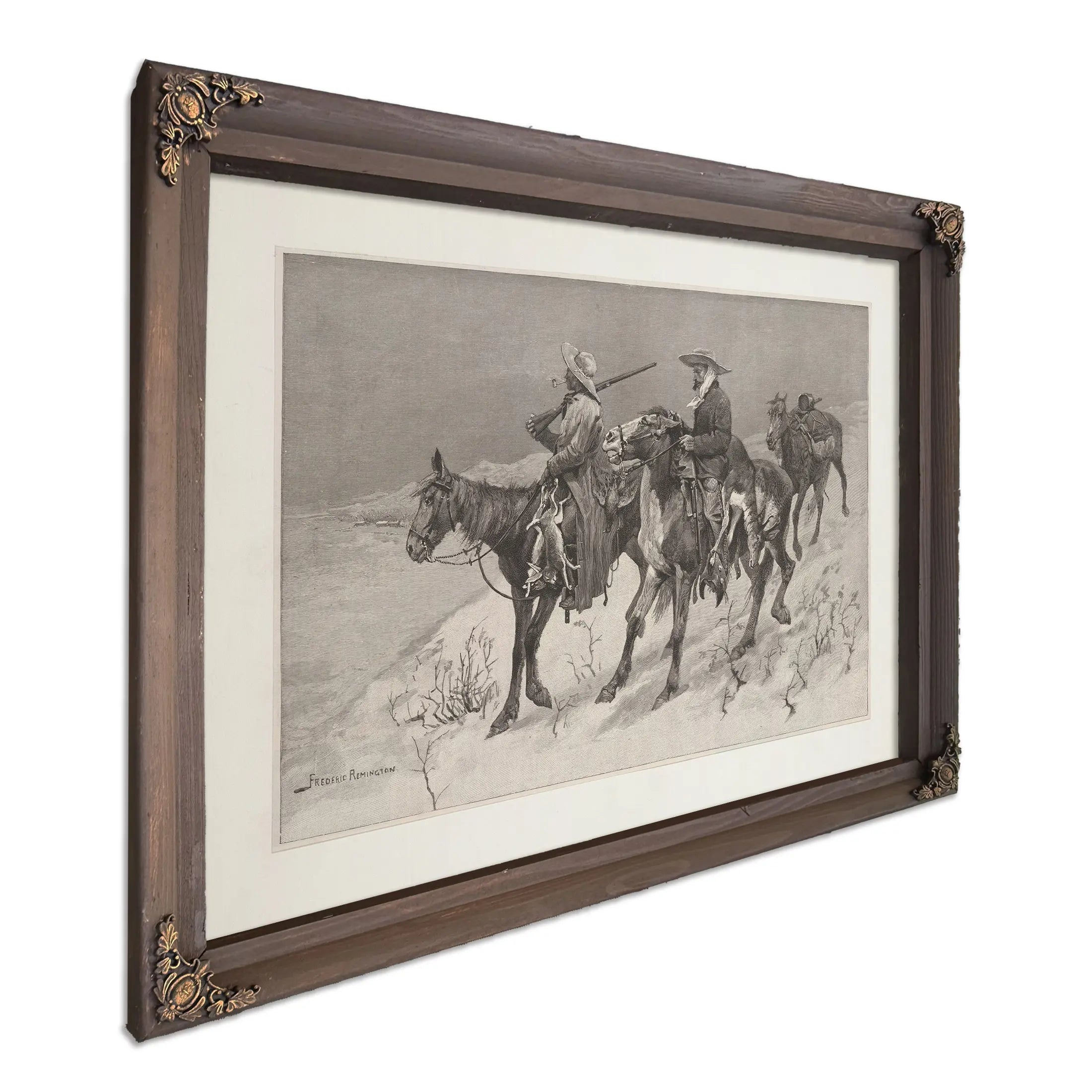 Thanksgiving Dinner For The Ranch  by Frederic Remington