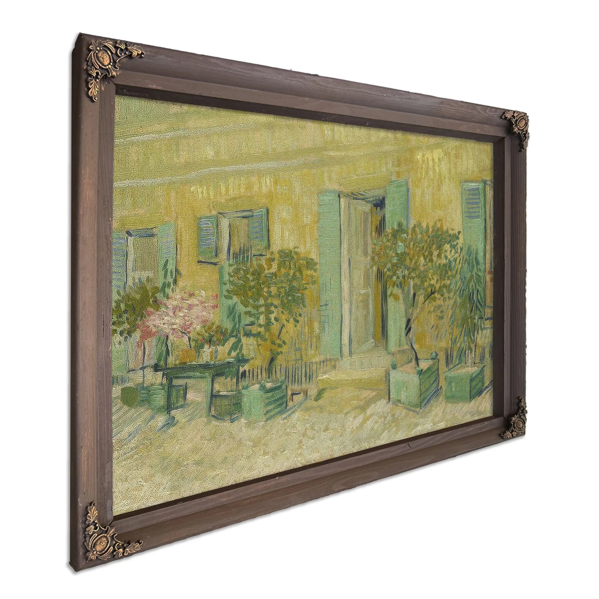 Exterior Of A Restaurant In Asnières By Vincent Van Gogh Fine Art Print