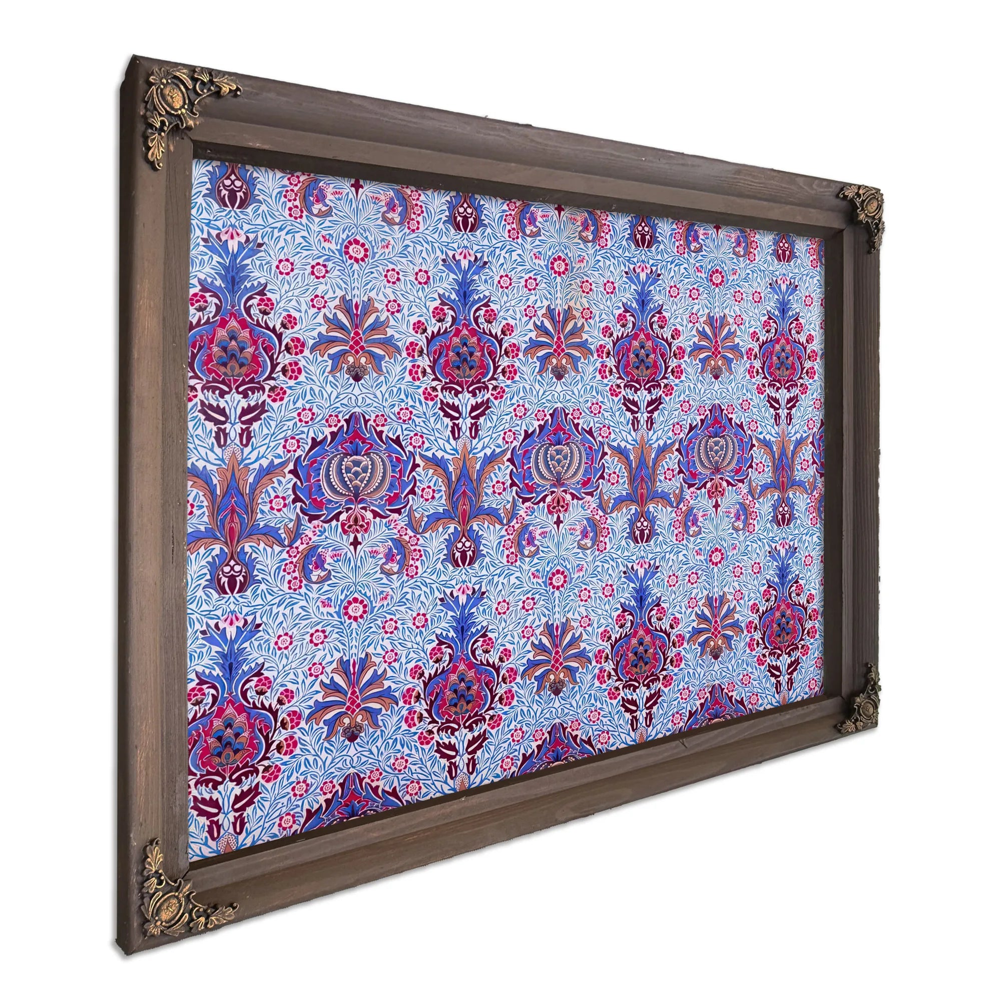 Floral Patterned Wallpaper By William Morris Fine Art Print