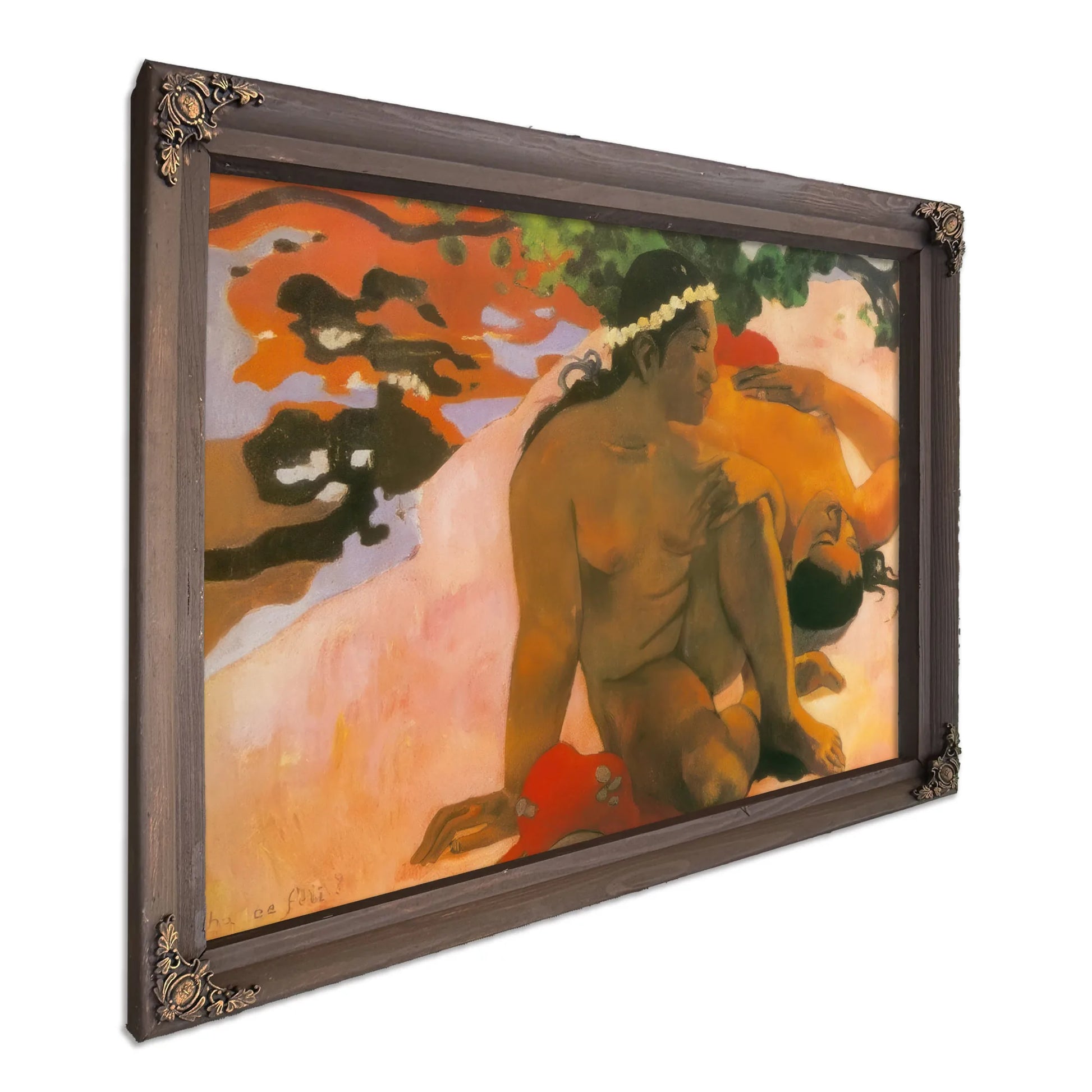 Aha Oe Feii ( What Are You Jealous) By Paul Gauguin Fine Art Print