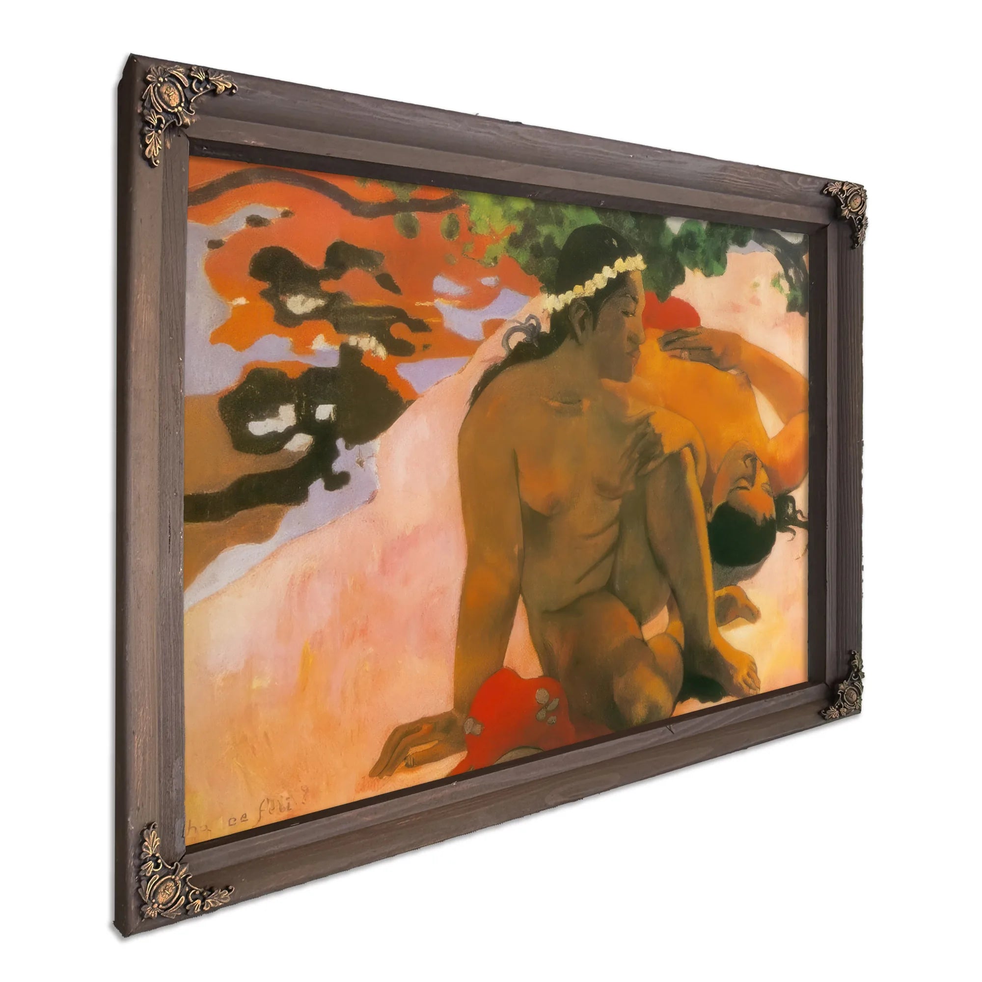 Aha Oe Feii ( What Are You Jealous) By Paul Gauguin Fine Art Print