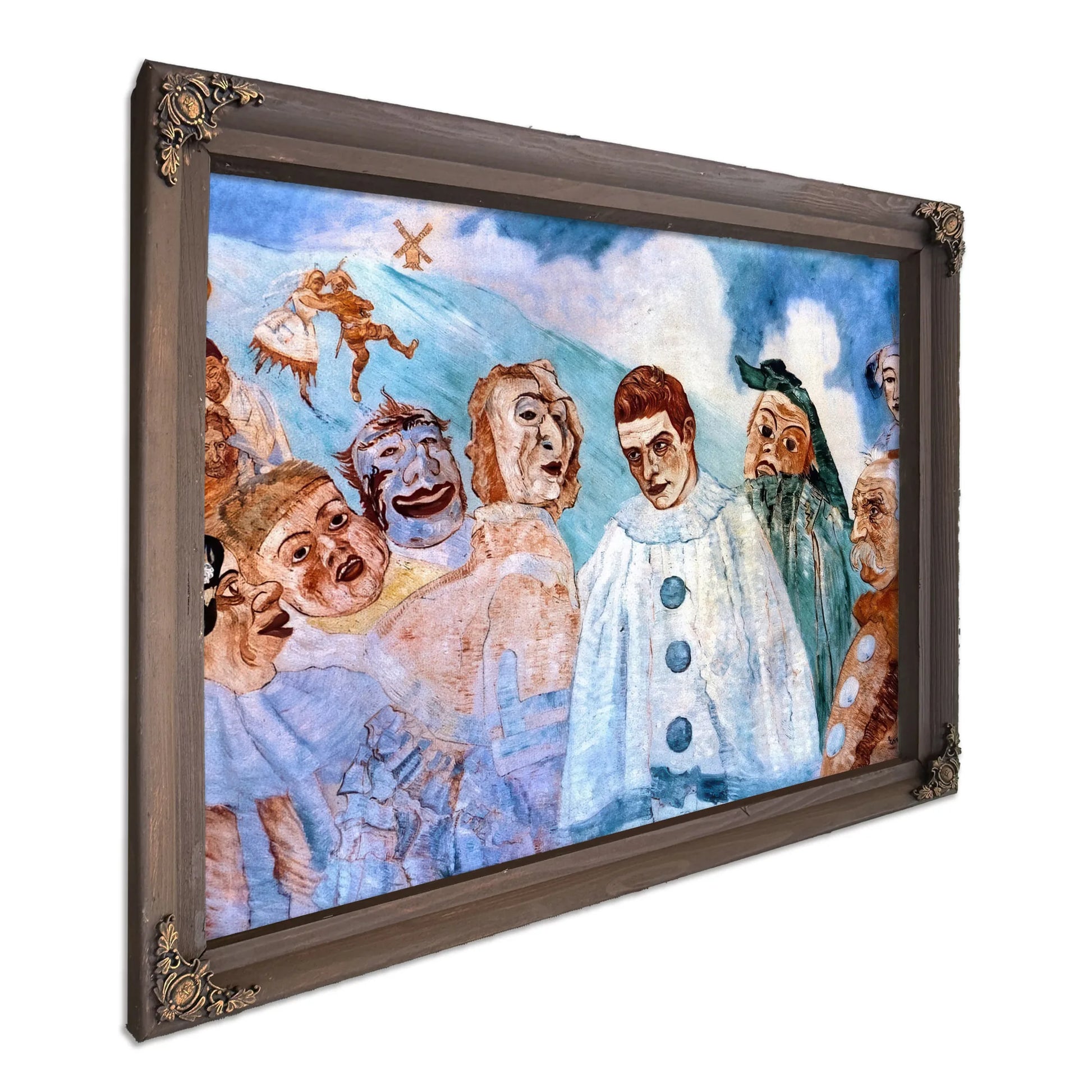 The Despair Of Pierrot By James Ensor Fine Art Print