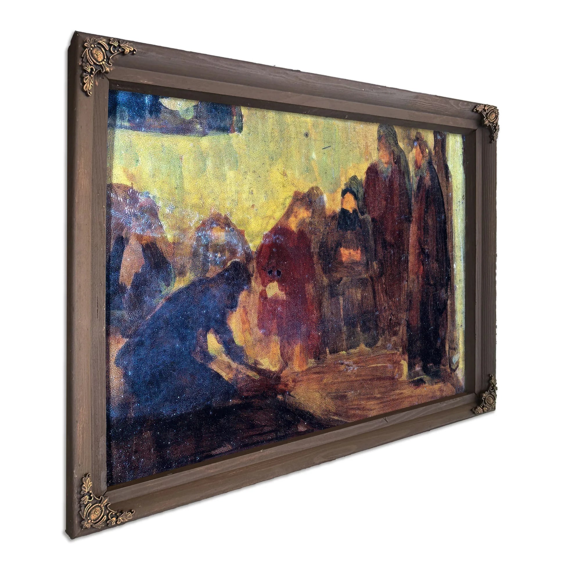 Study, Christ Washing The Feet Of The Disciples By Henry Ossawa Tanner Fine Art Print
