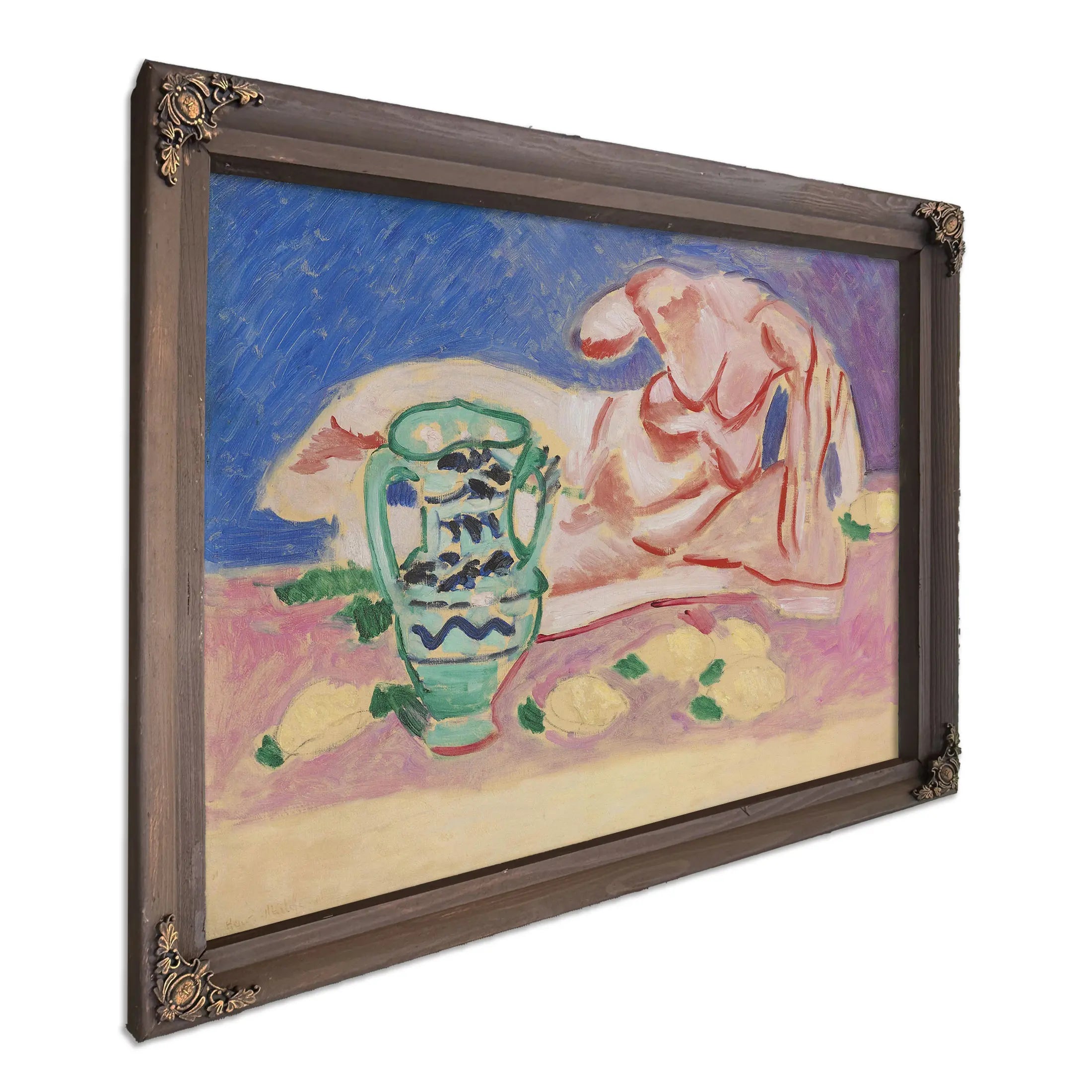 Le Crâne Et Vase Avec Fleurs (Skull And Vase With Flowers) by Henri Matisse