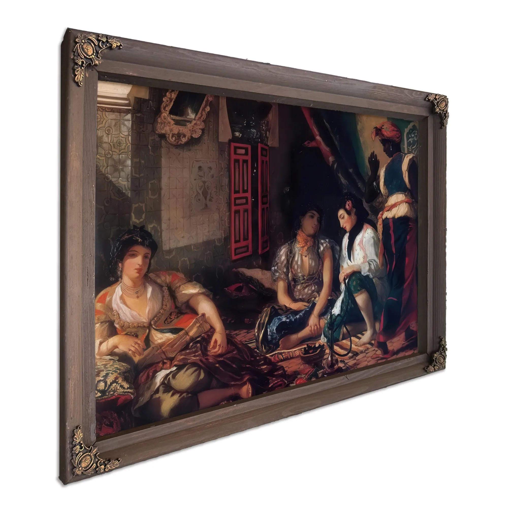 The Women Of Algiers 1834 By Eugene Delacroix Fine Art Print