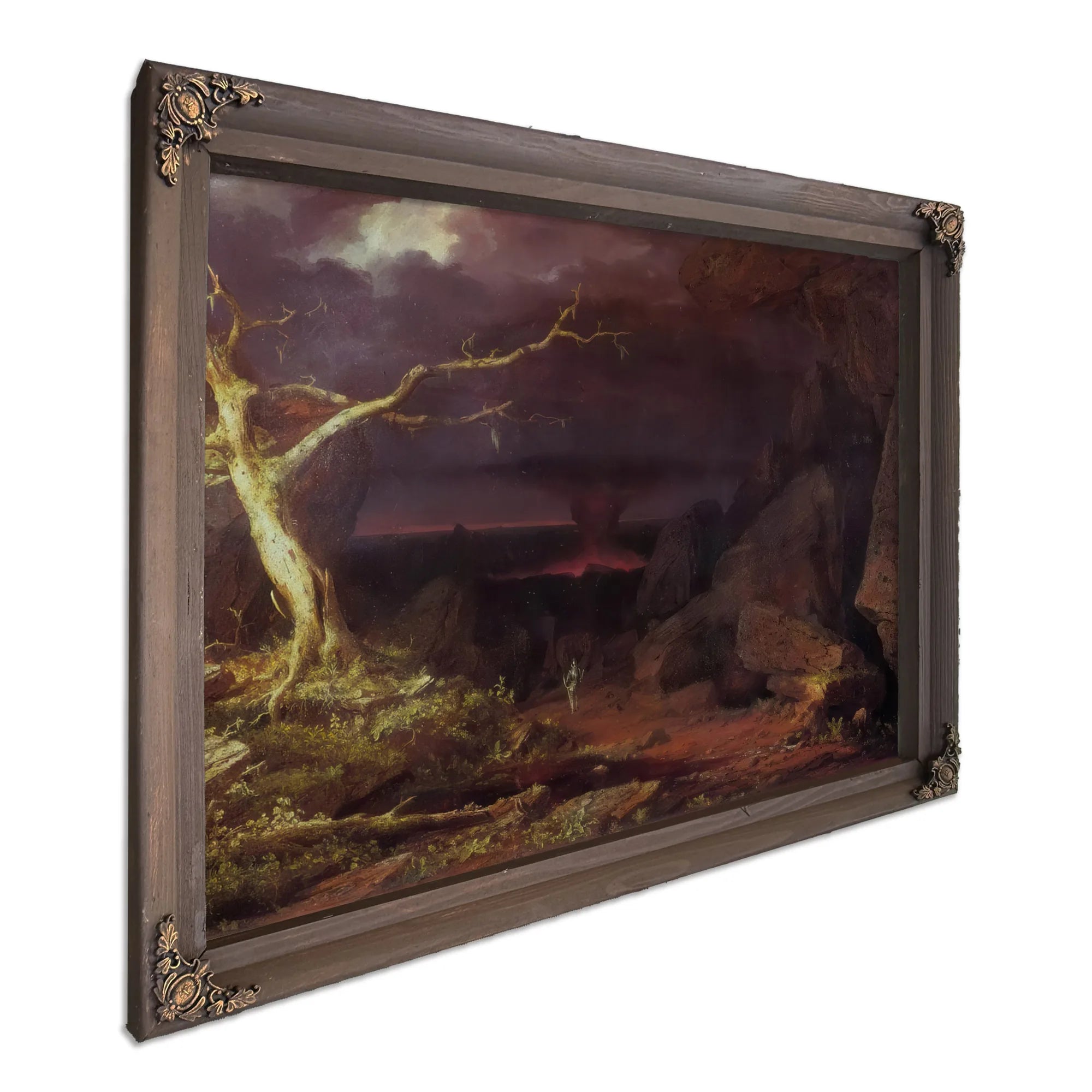 Christian On The Borders Of The Valley Of The Shadow Of Death By Frederic Edwin Church Fine Art Print