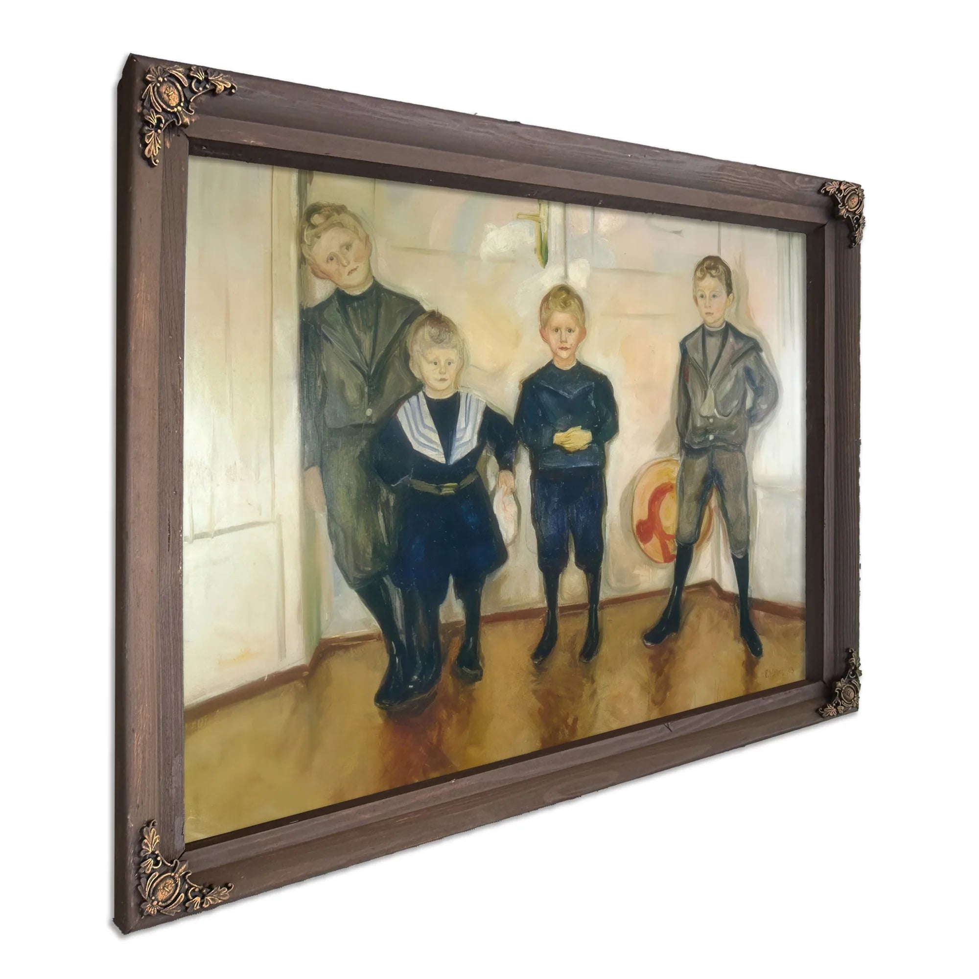 The Four Sons Of Dr By Edvard Munch Fine Art Print