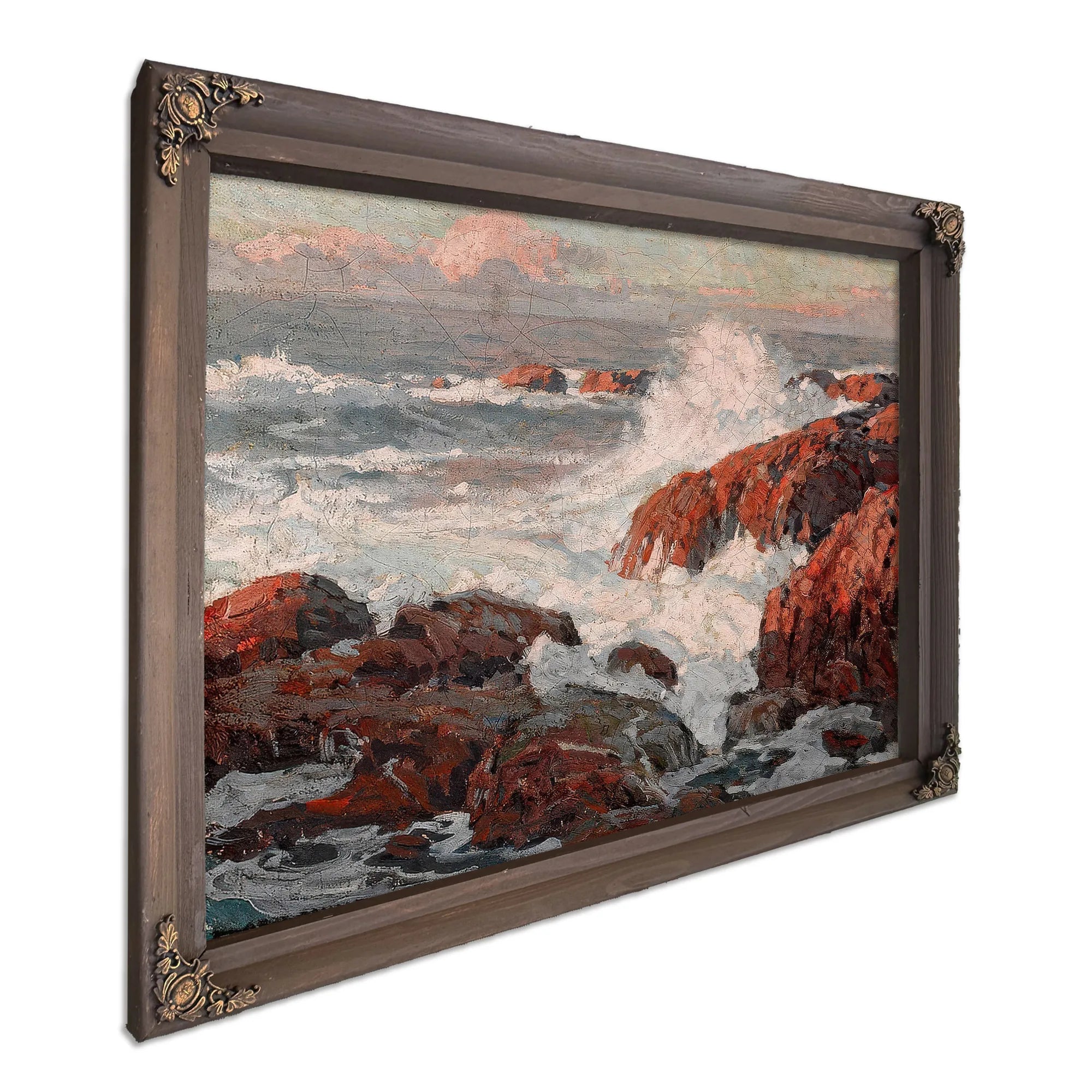 Crashing Waves By Edgar Payne Fine Art Print
