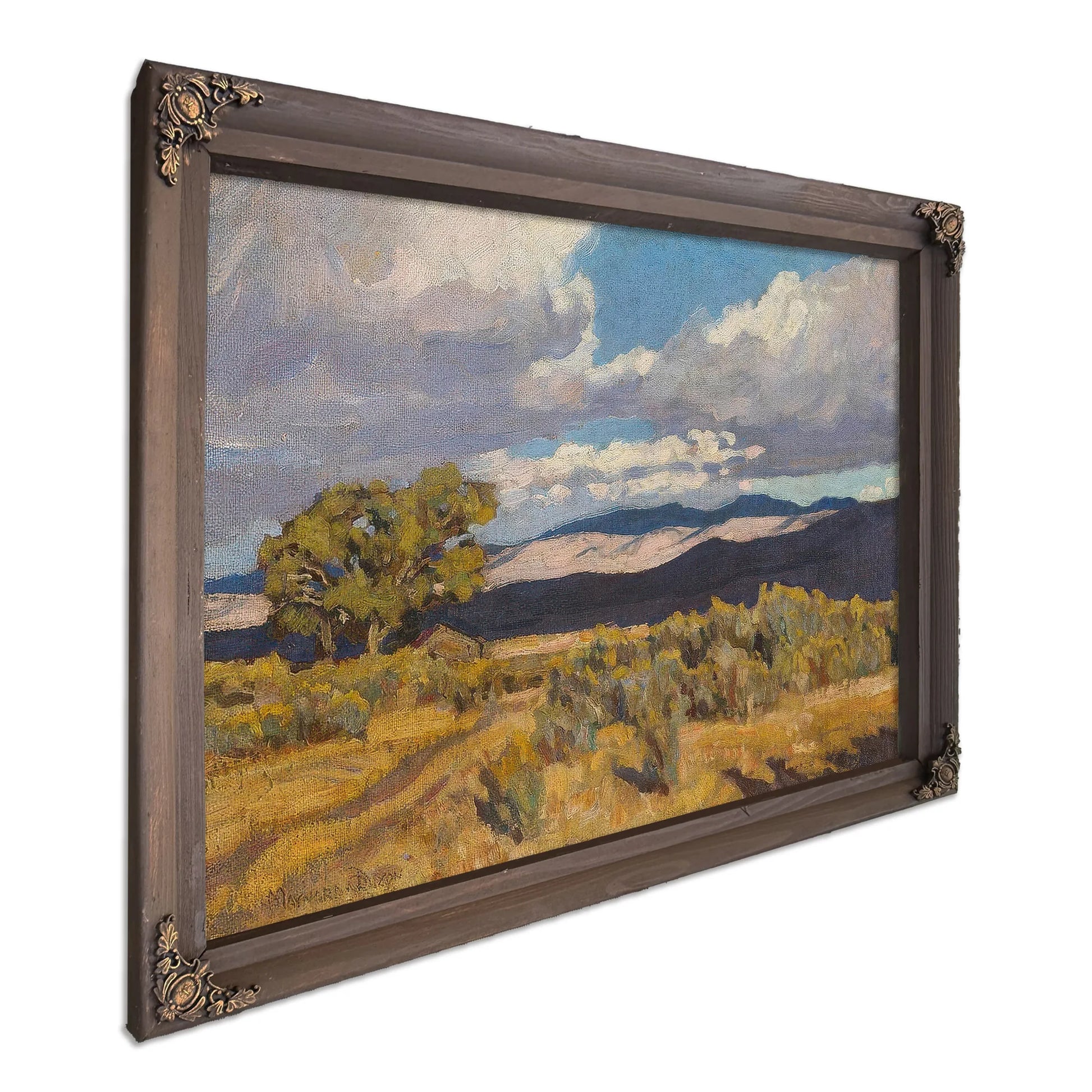 Storm Shadows On Coso Range 1919 By Maynard Dixon Fine Art Print