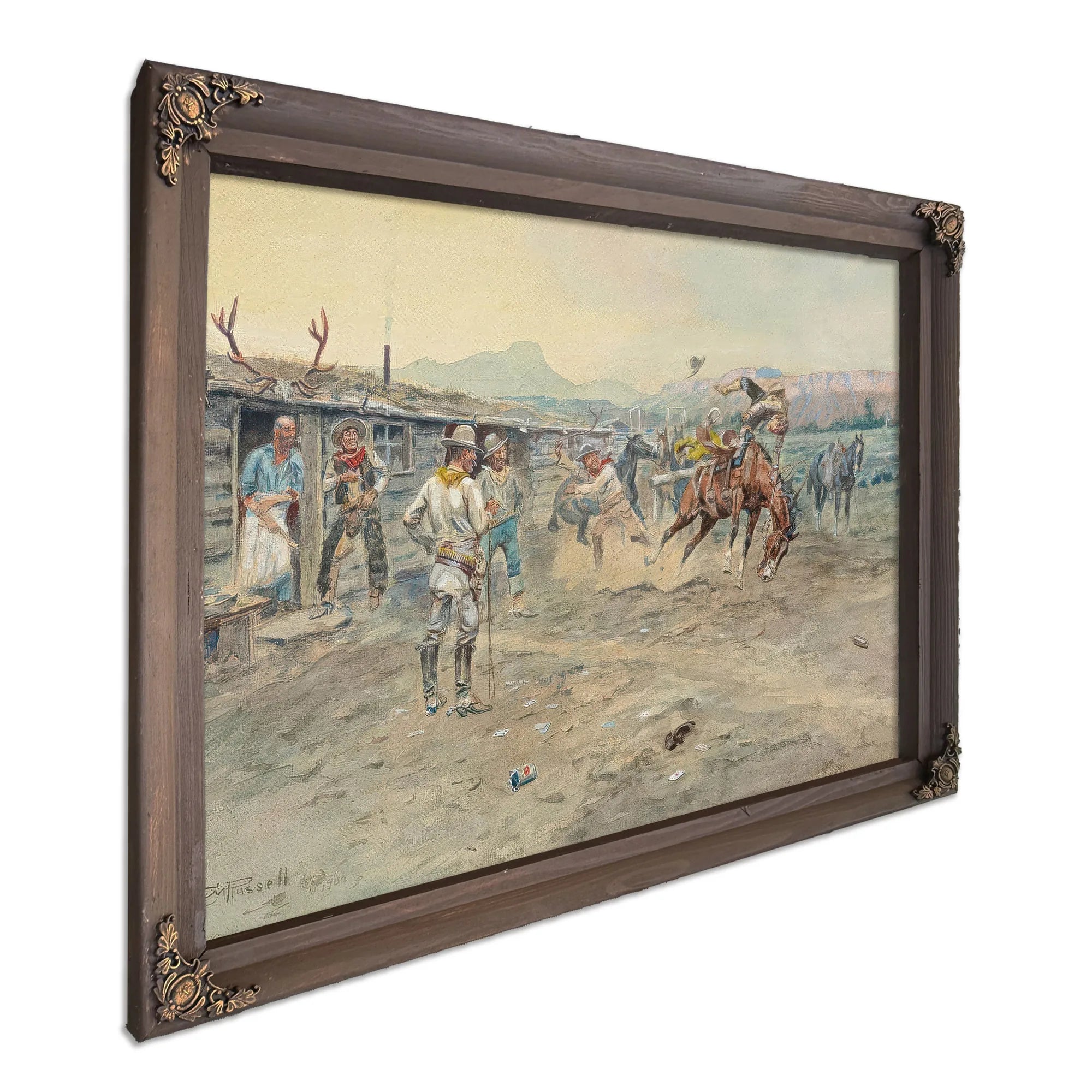 The Tenderfoot By Charles Marion Russell Fine Art Print