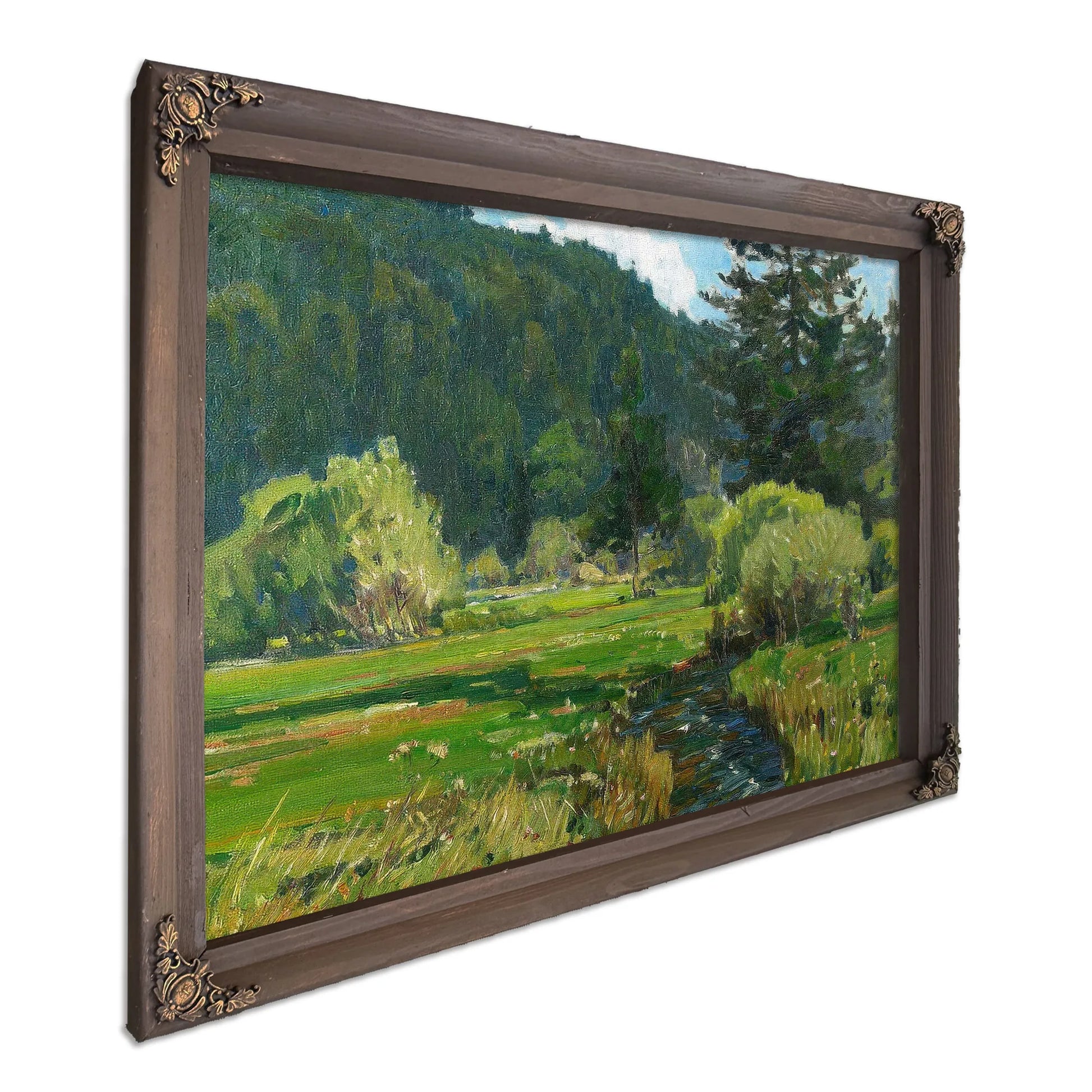 Meandering Stream 1927 By William Wendt Fine Art Print