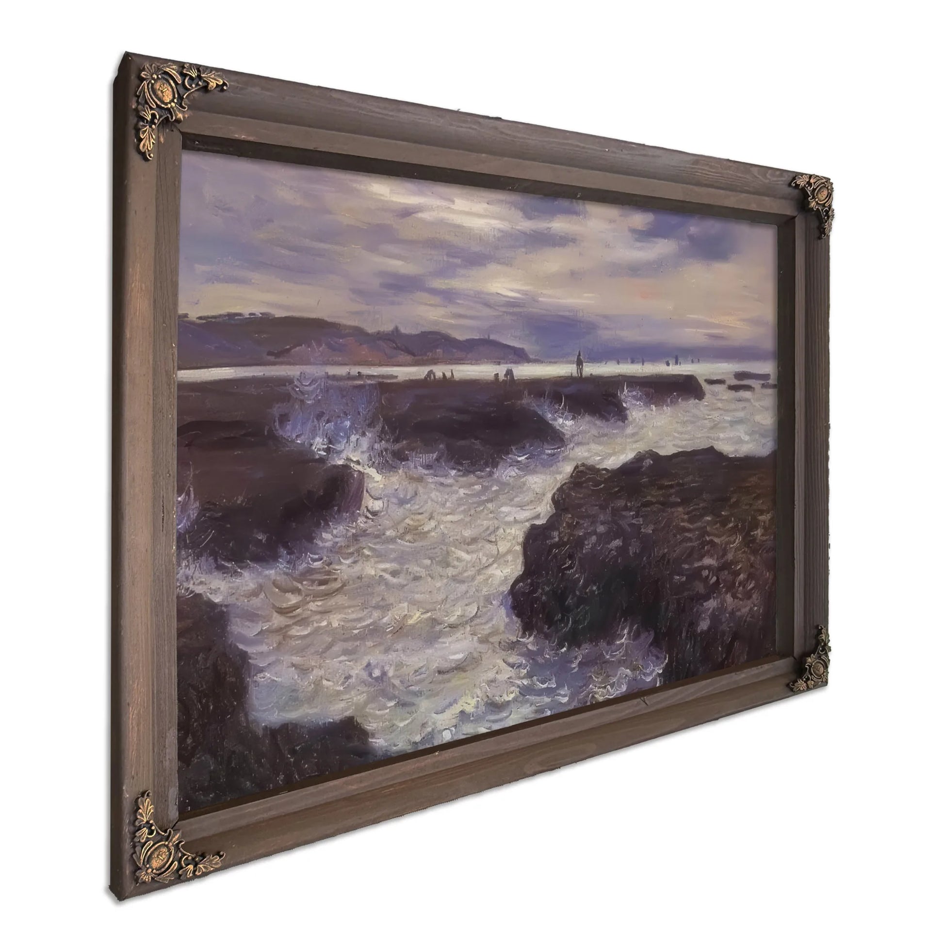The Rocks Near Pourville At Ebb Tide By Claude Monet Fine Art Print