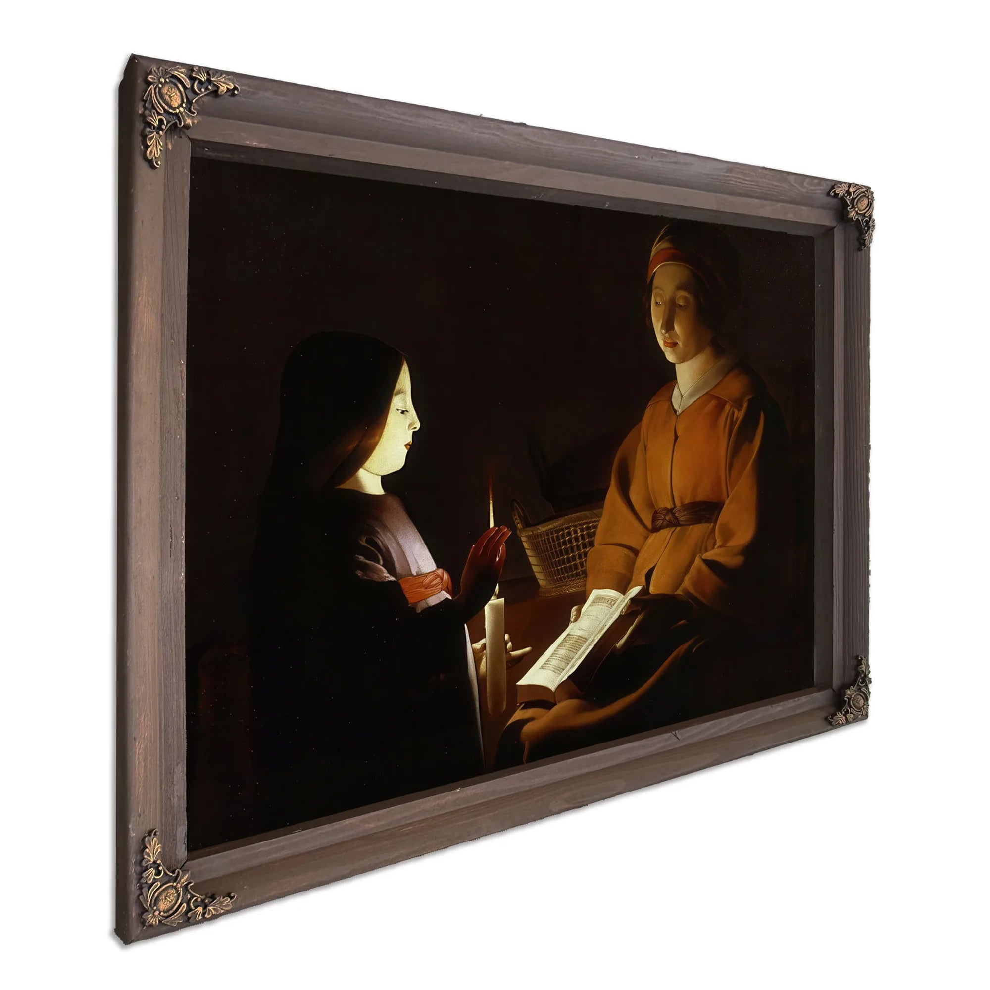 The Education Of The Virgin 1650 By Georges De La Tour Fine Art Print