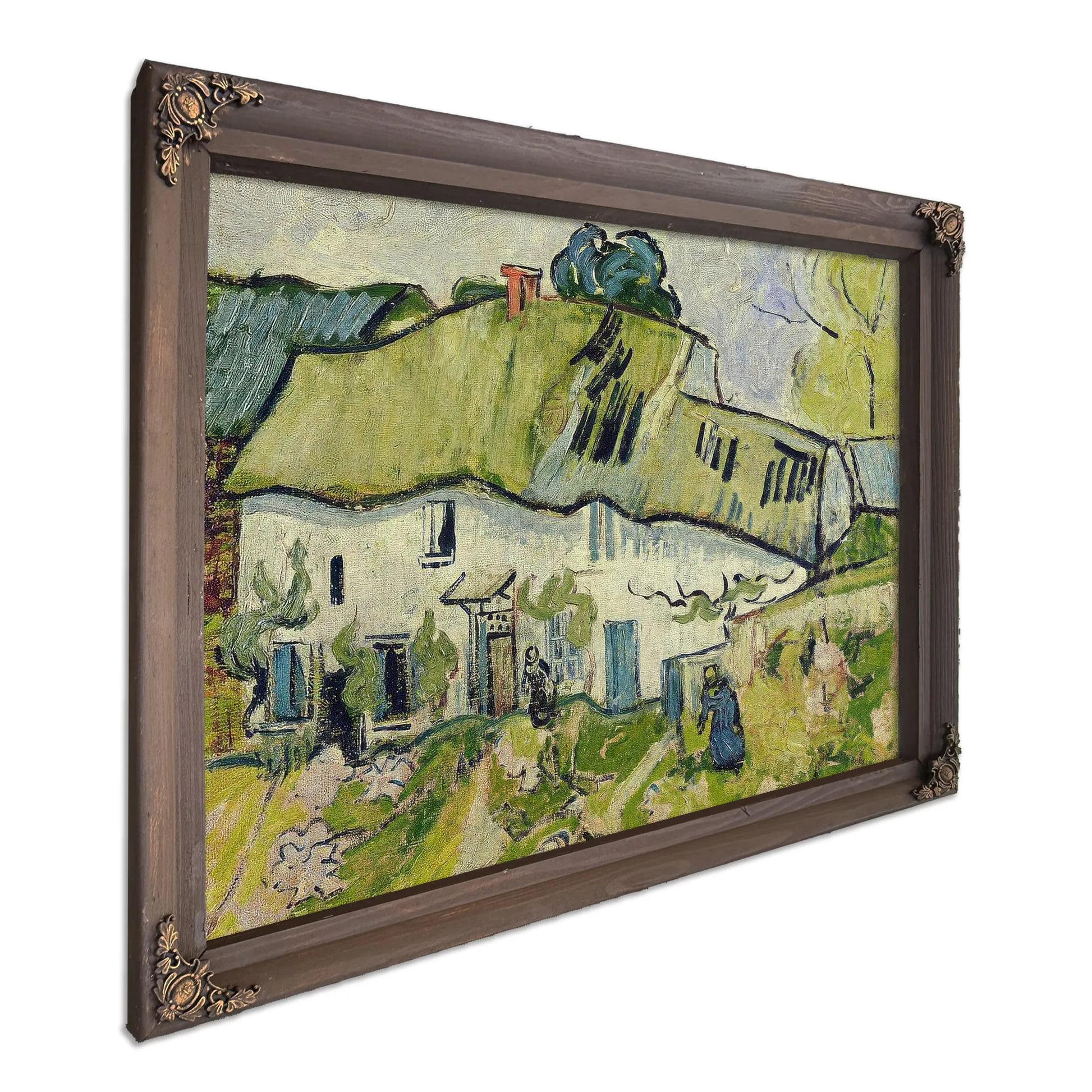 The Farm In Summer By Vincent Van Gogh Fine Art Print