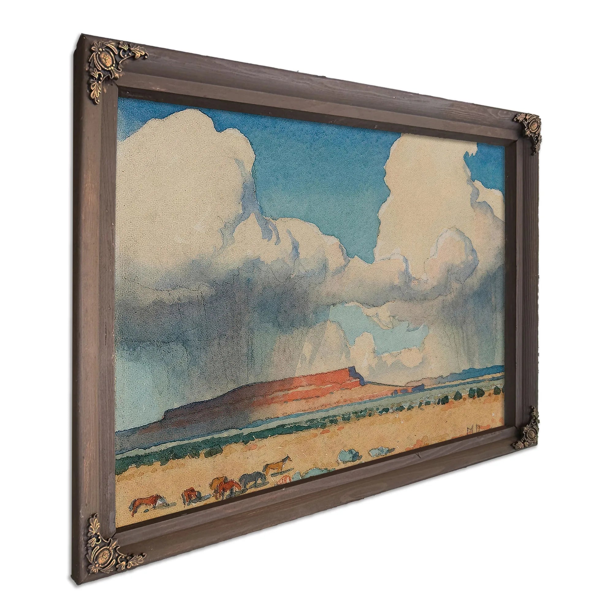 Clouds And Mesa Arizona 1945 By Maynard Dixon Fine Art Print