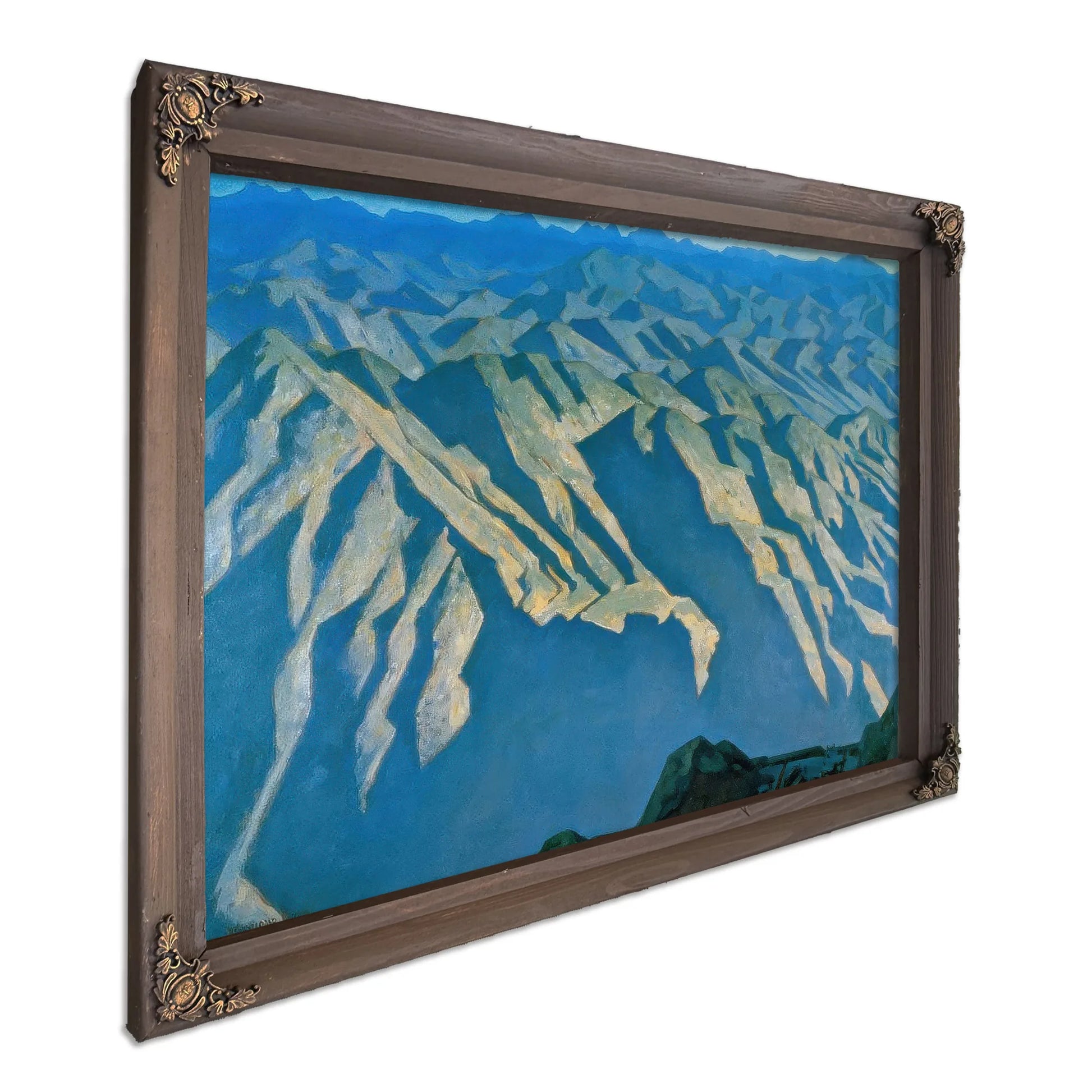 Men And Mountains By Maynard Dixon Fine Art Print