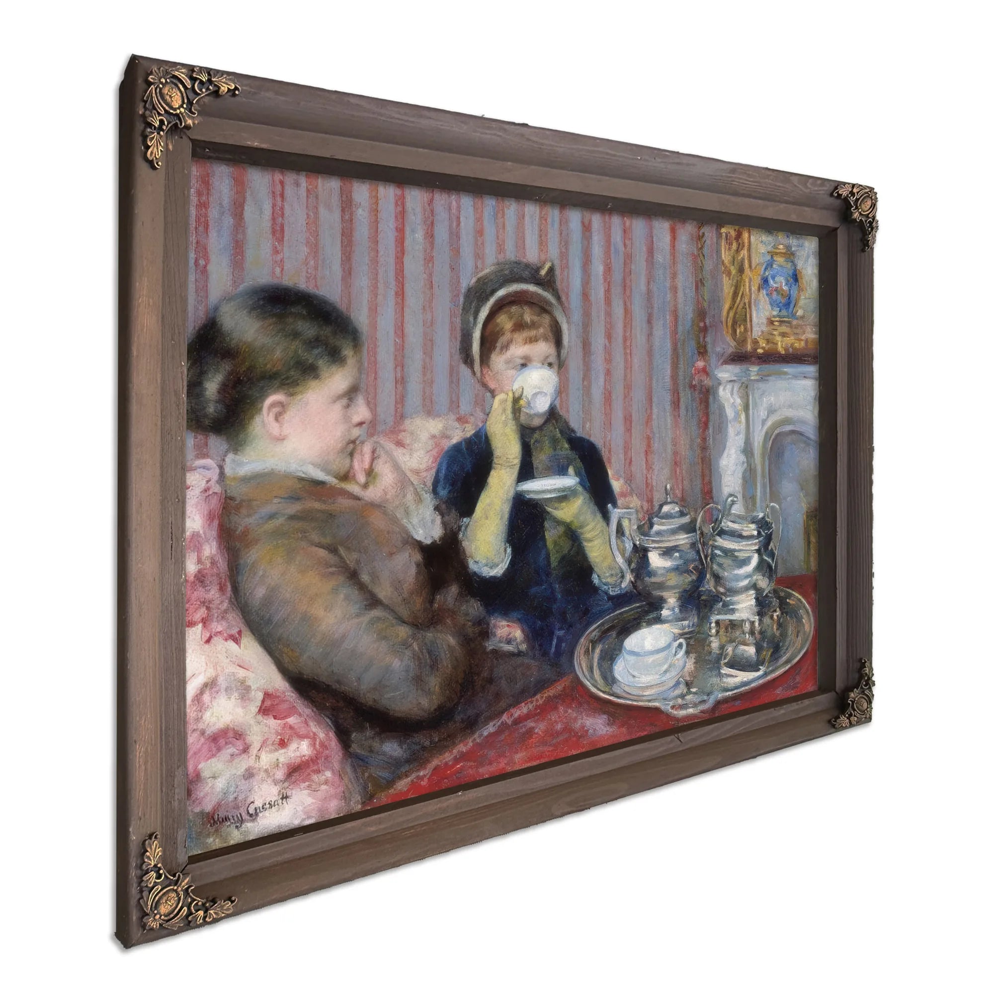 The Tea By Mary Cassatt Fine Art Print