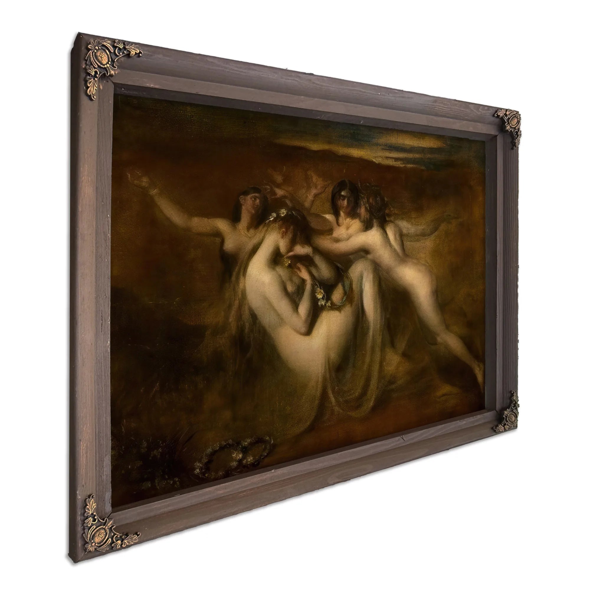 Sabrina And Her Nymphs By William Etty Fine Art Print