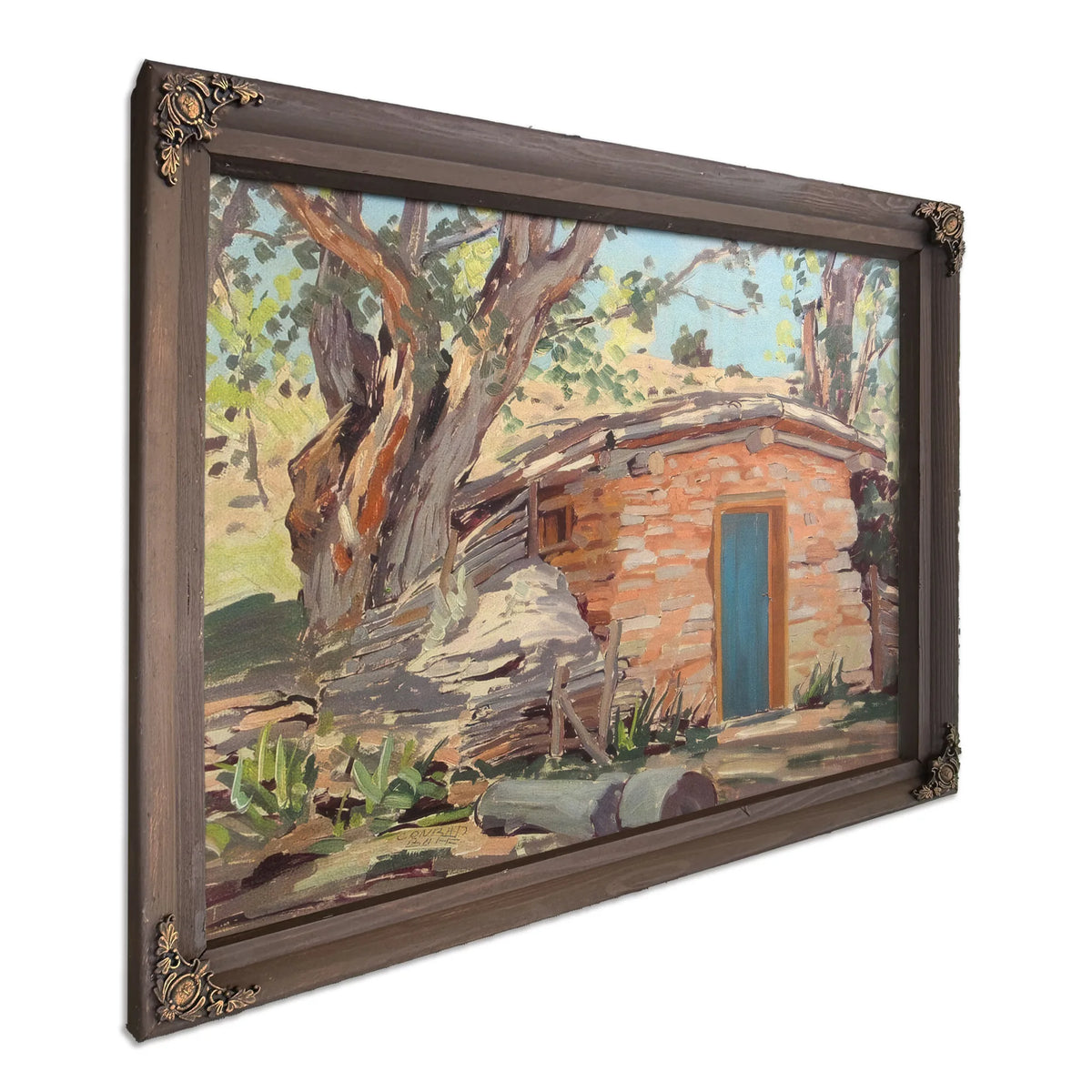Maynard Dixon's Cool House By Conrad Buff Fine Art Print