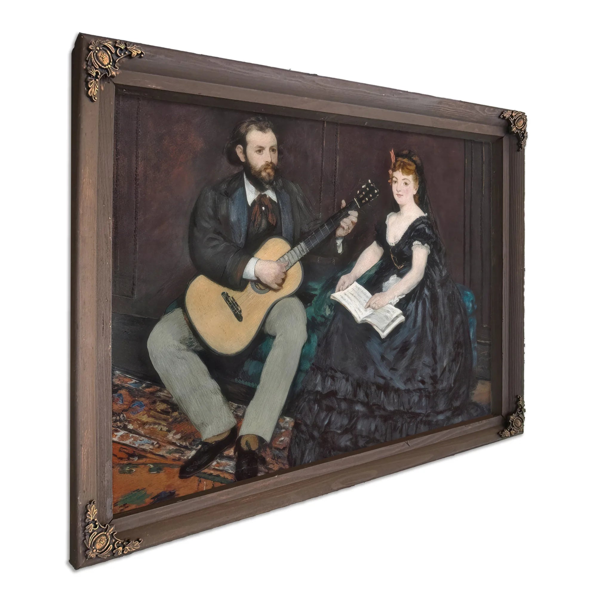 Music Lesson By Edouard Manet Fine Art Print