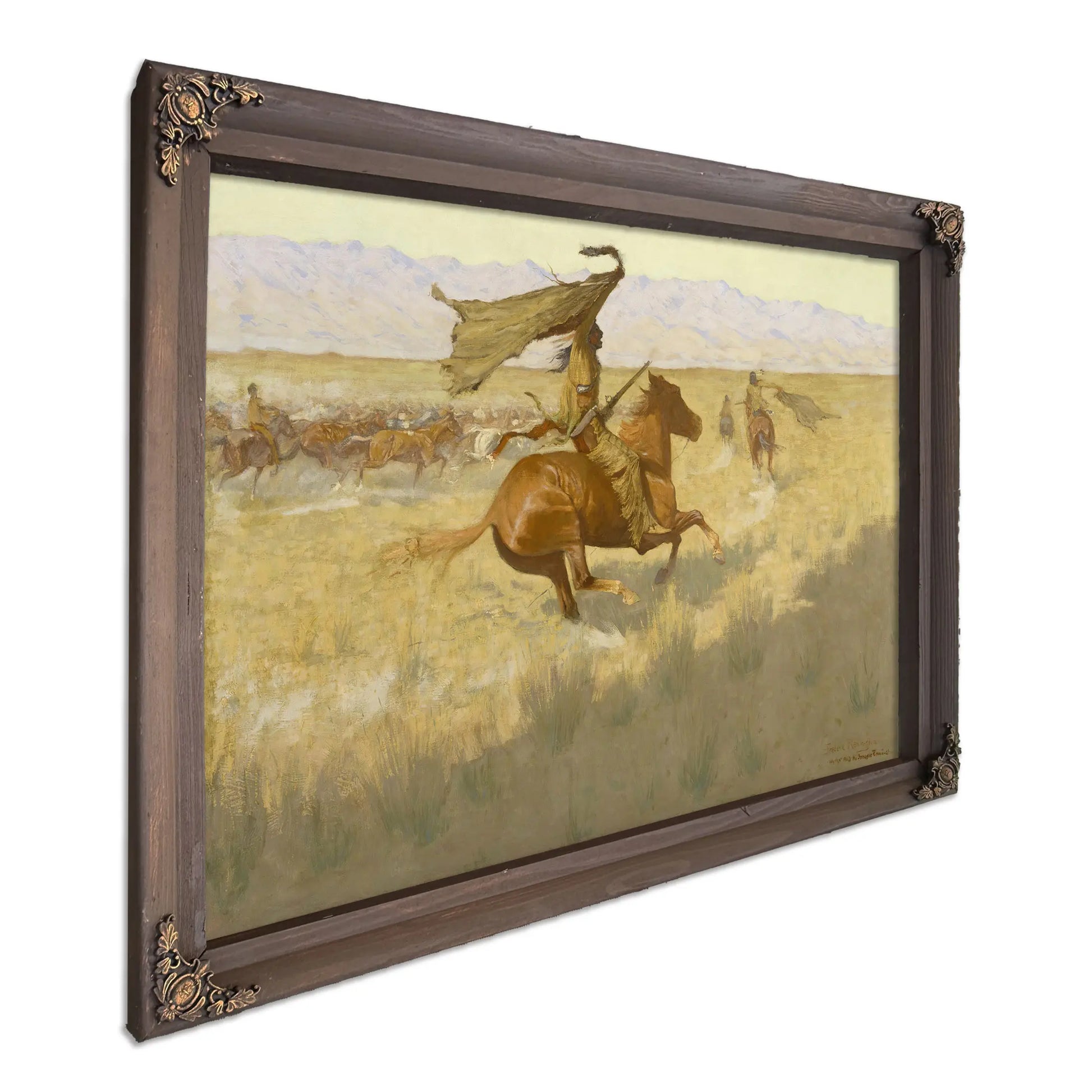 Change Of Ownership The Stampede Horse Thieves by Frederic Remington