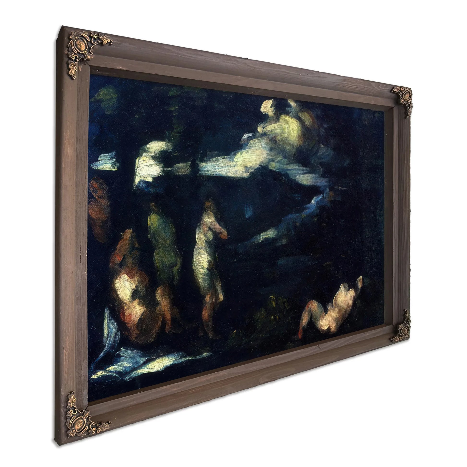 Bathers 1870 1 By Paul Cezanne Fine Art Print