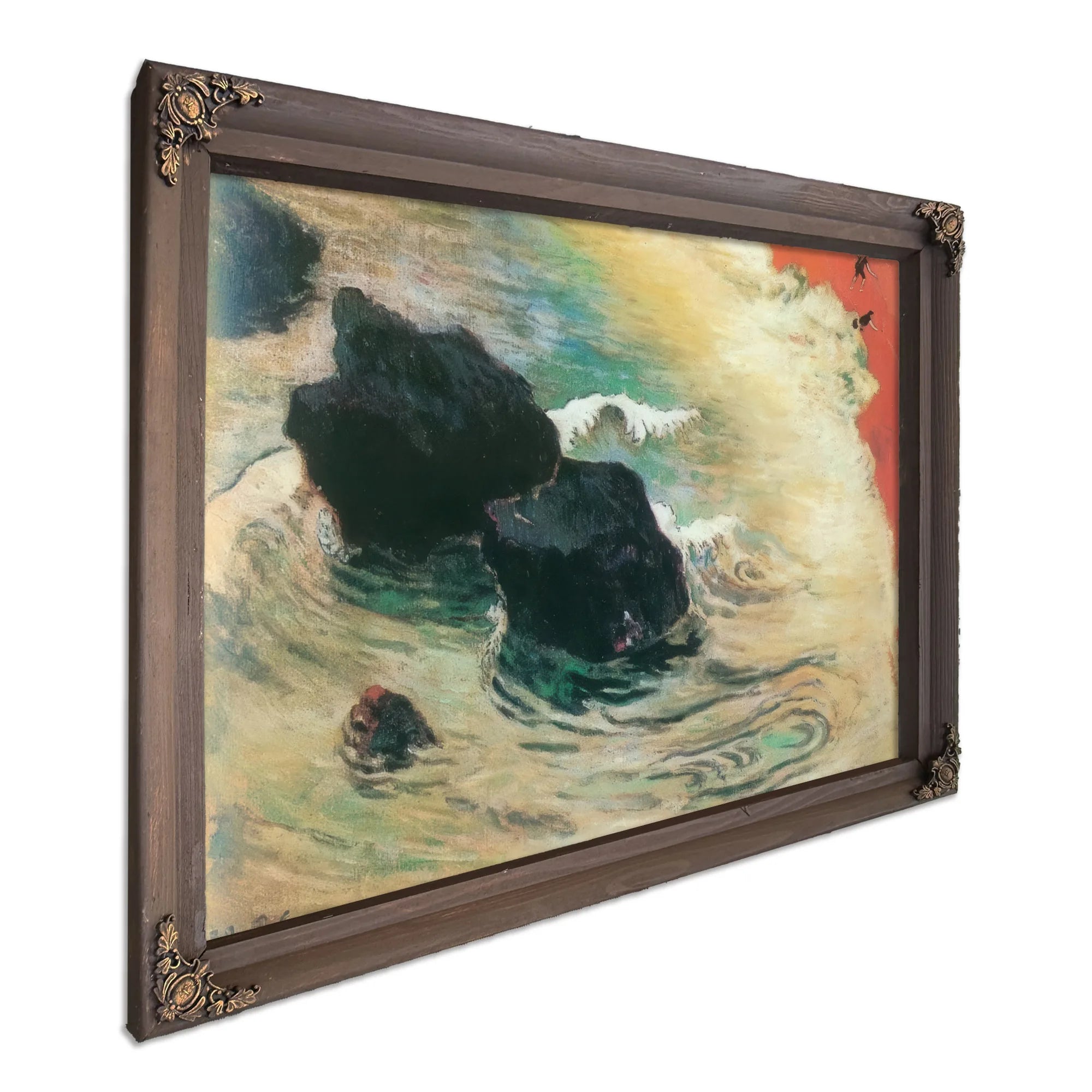 The Wave By Paul Gauguin Fine Art Print