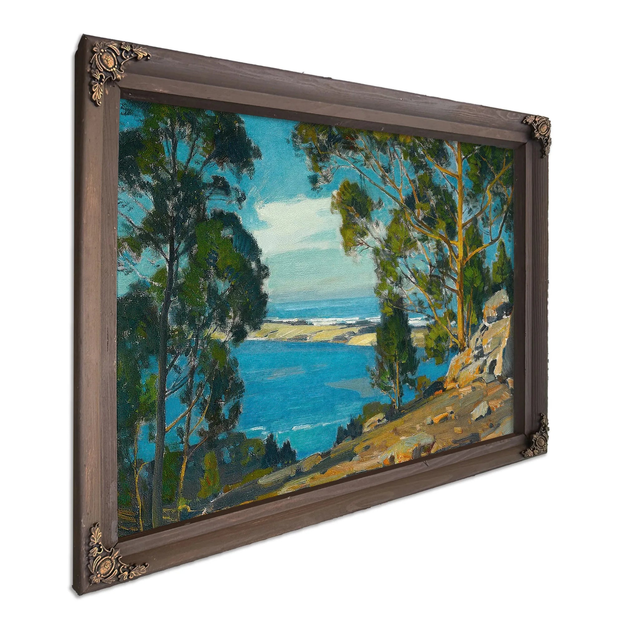 The Bay The Bar The Sea (At Morro) By William Wendt Fine Art Print