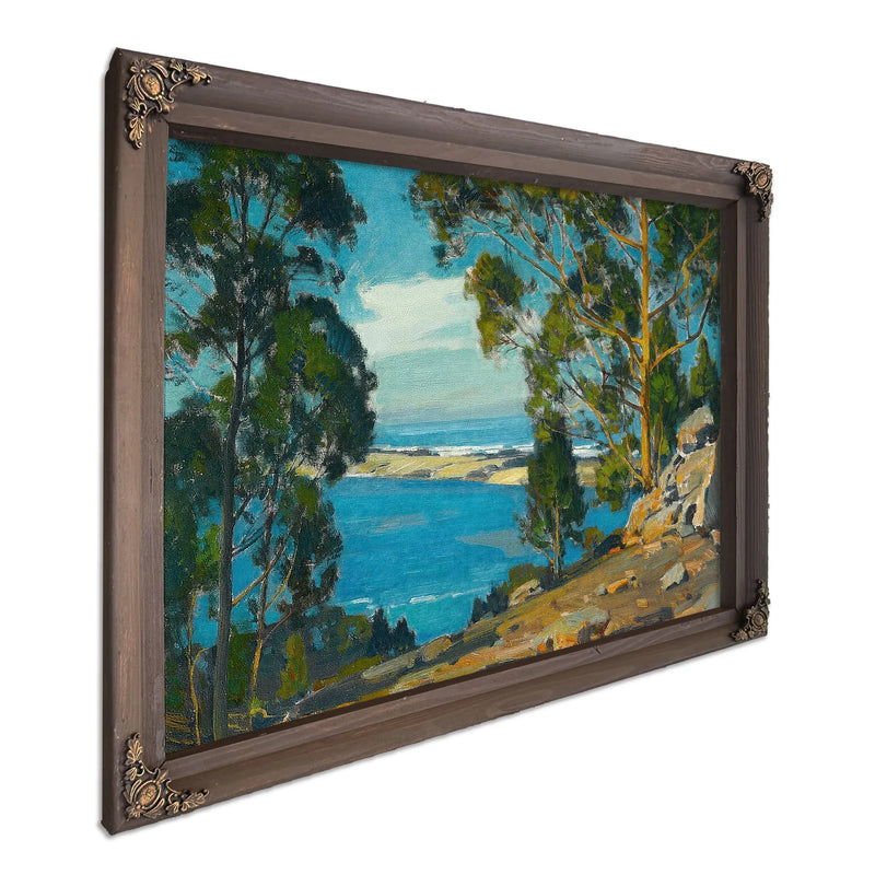 The Bay The Bar The Sea (At Morro) By William Wendt