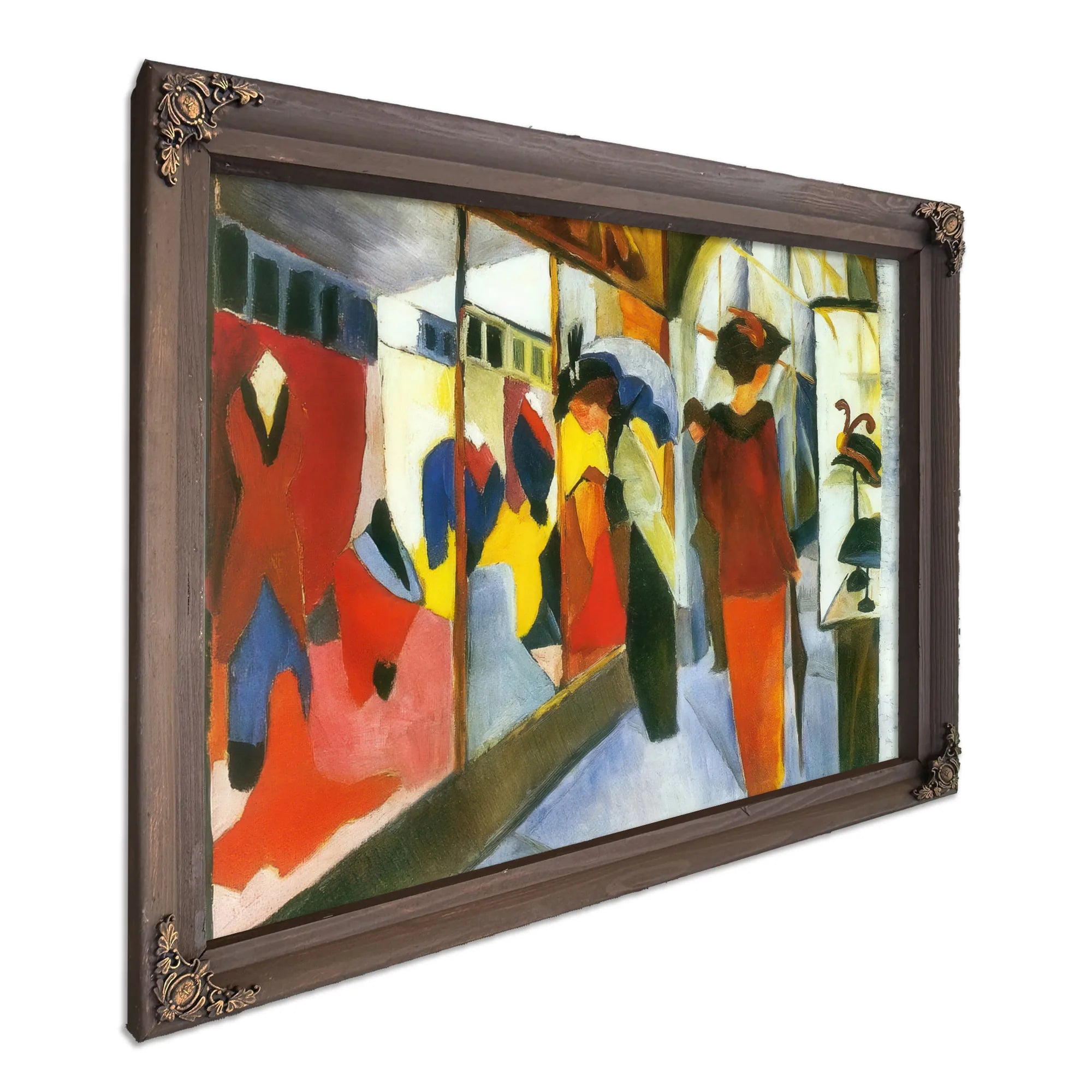 Fashion Shop By August Macke Fine Art Print
