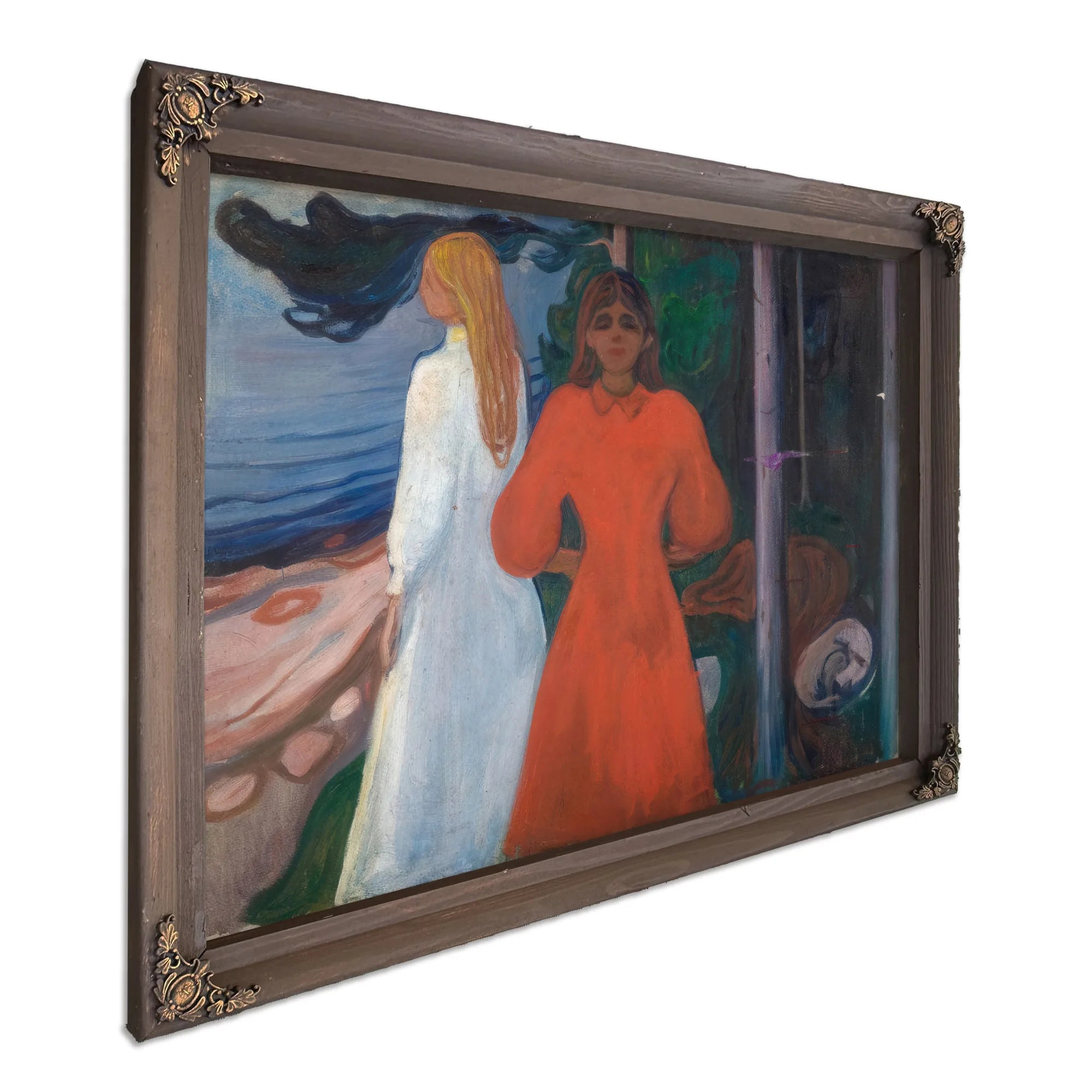 Red And White 1899 1900 93X129 Munch Museum M0460 3000X By Edvard Munch Fine Art Print