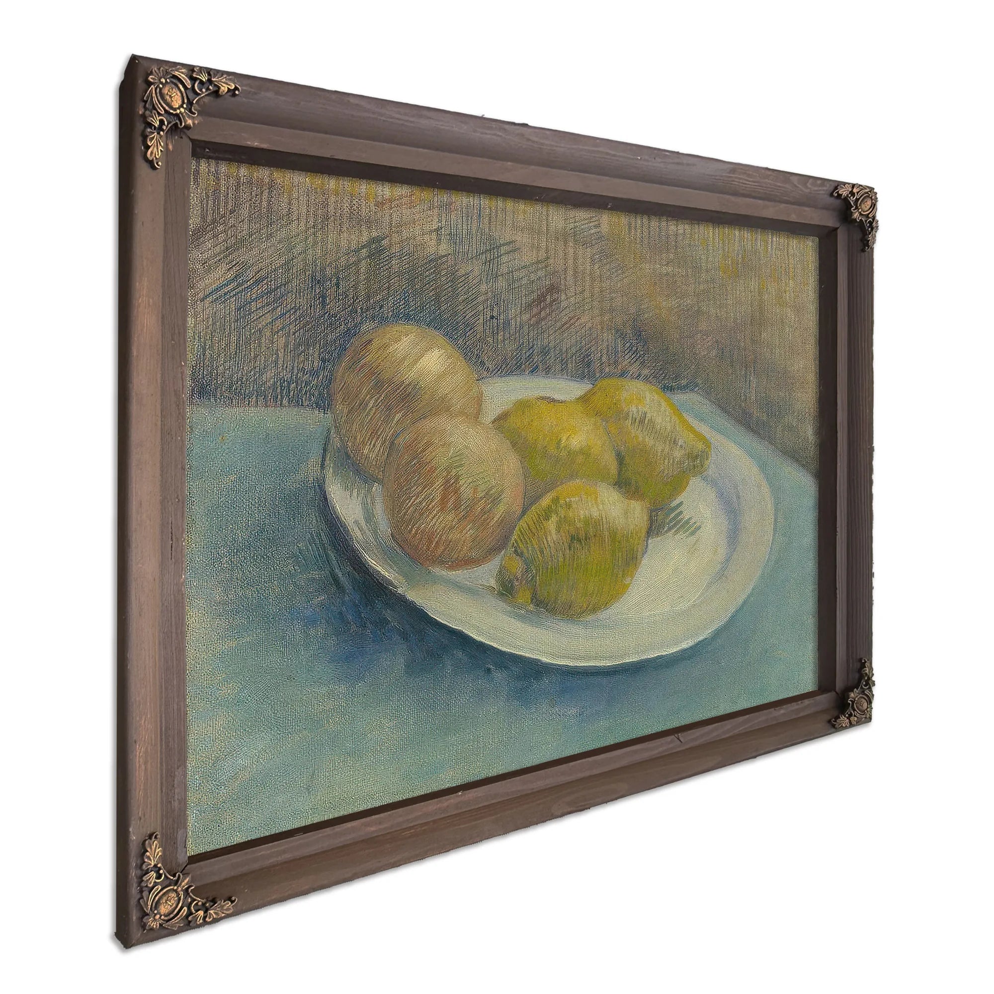 Dish With Citrus Fruit By Vincent Van Gogh Fine Art Print