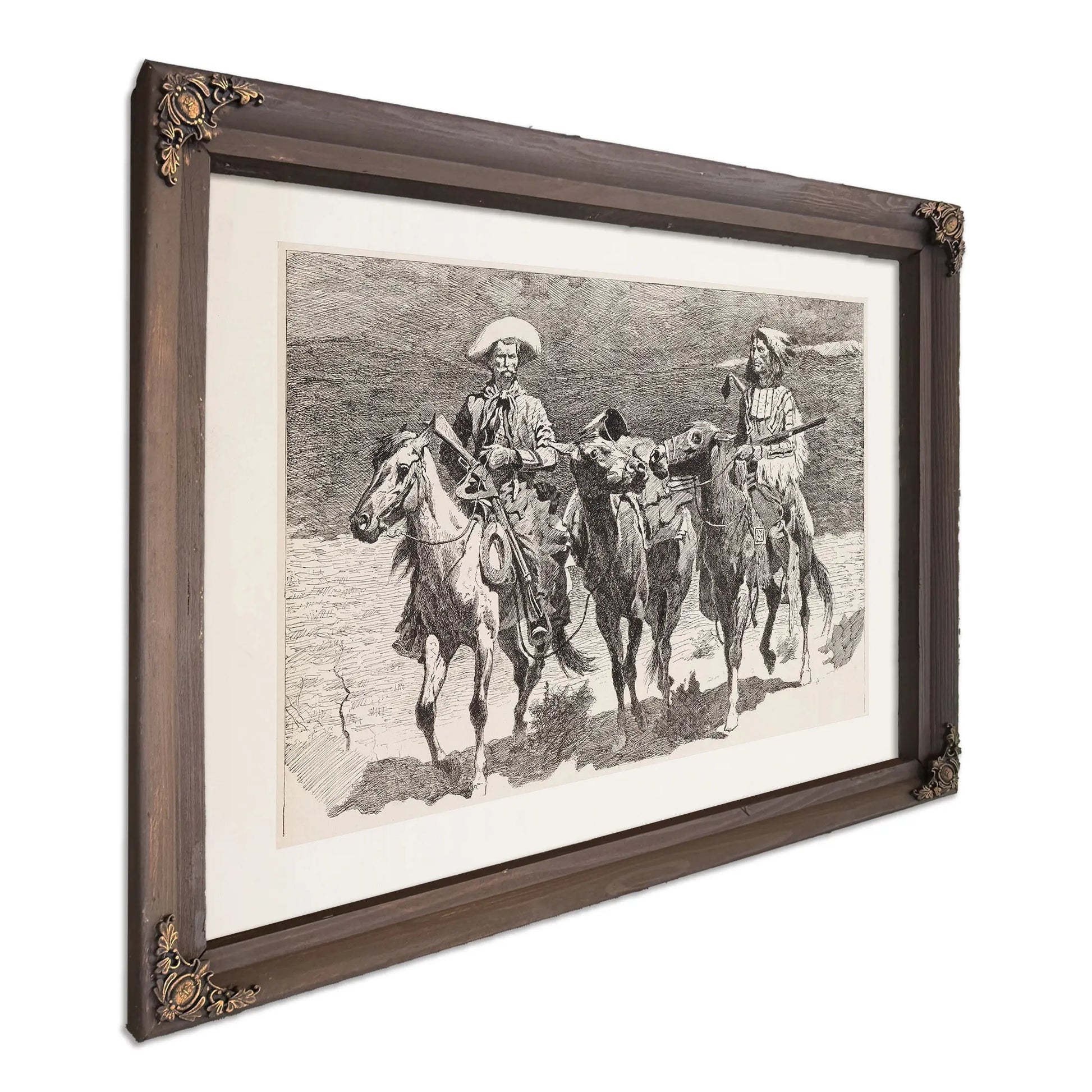 Questionable Companionship by Frederic Remington