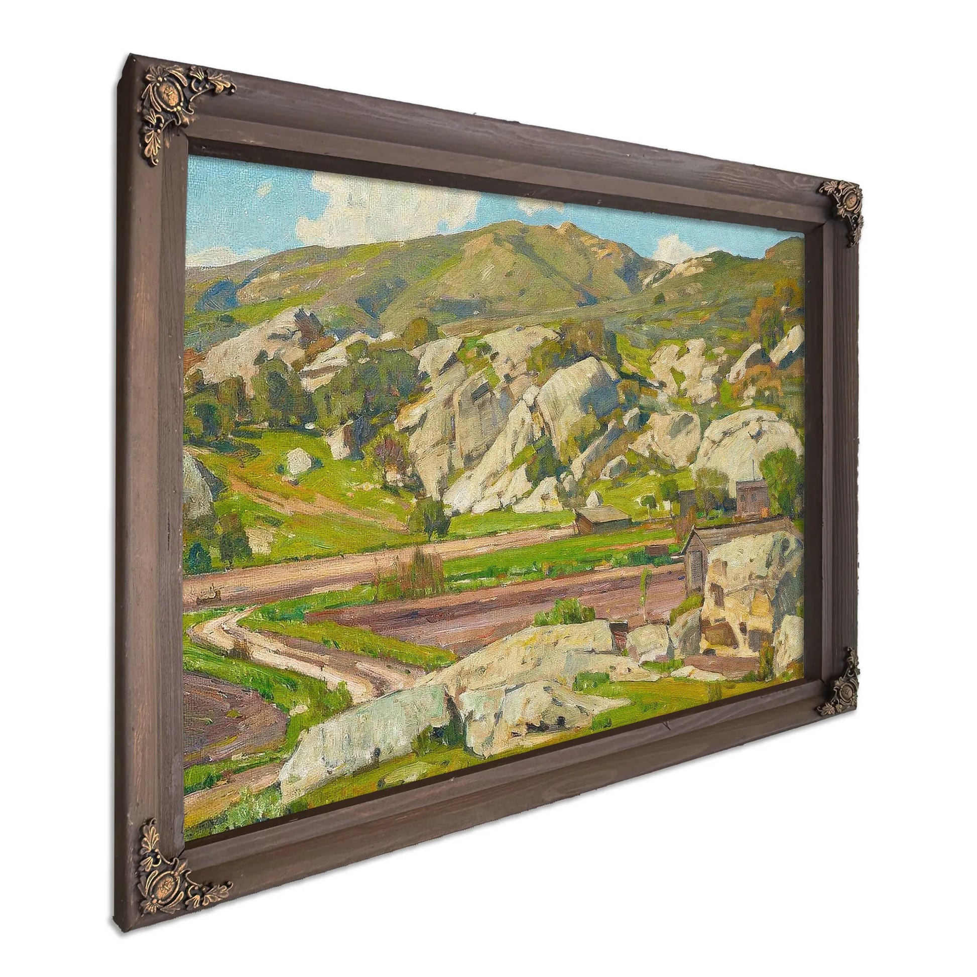 Sermons In Stone By William Wendt Fine Art Print